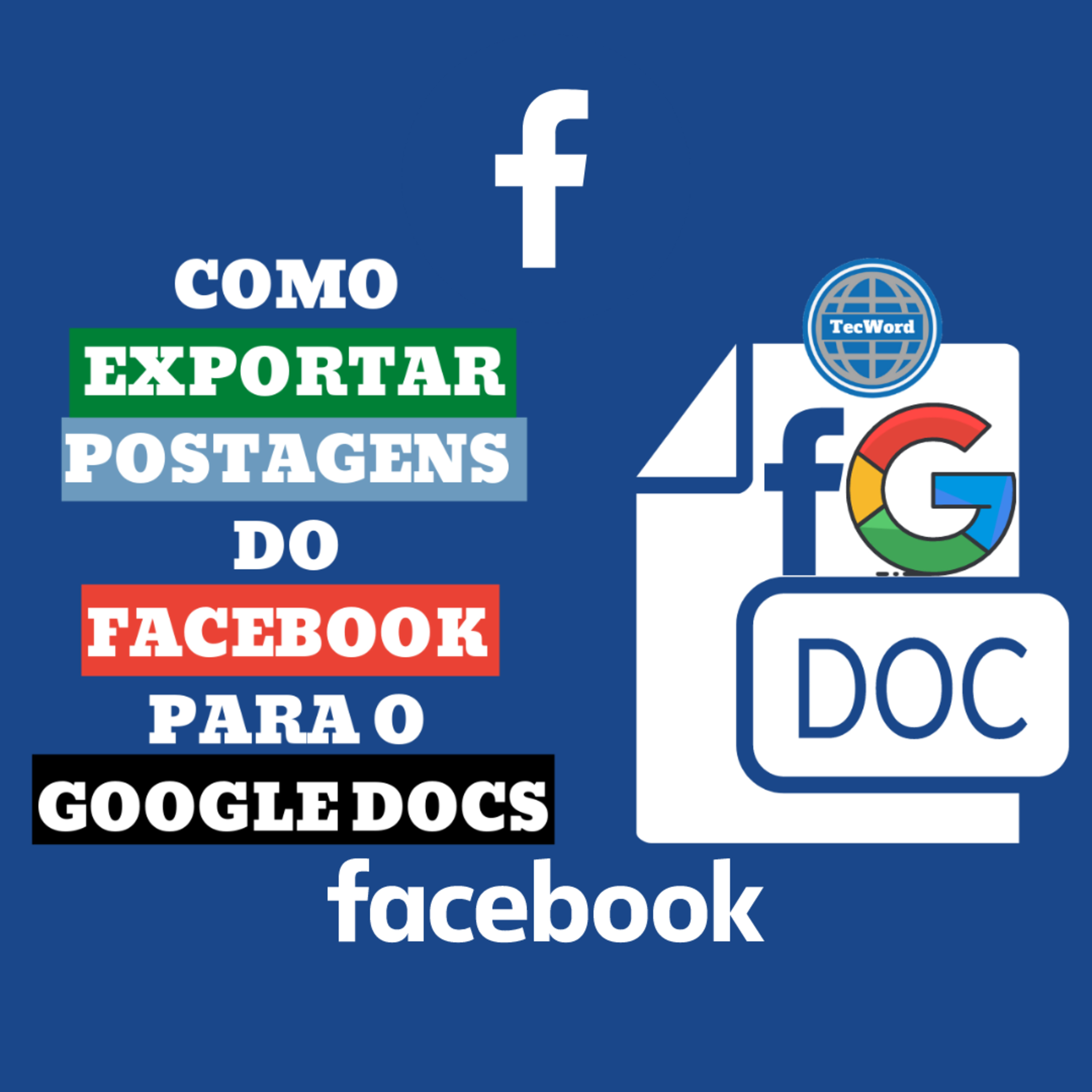 Como exportar postagens do Facebook para o Google Docs  episode artwork
