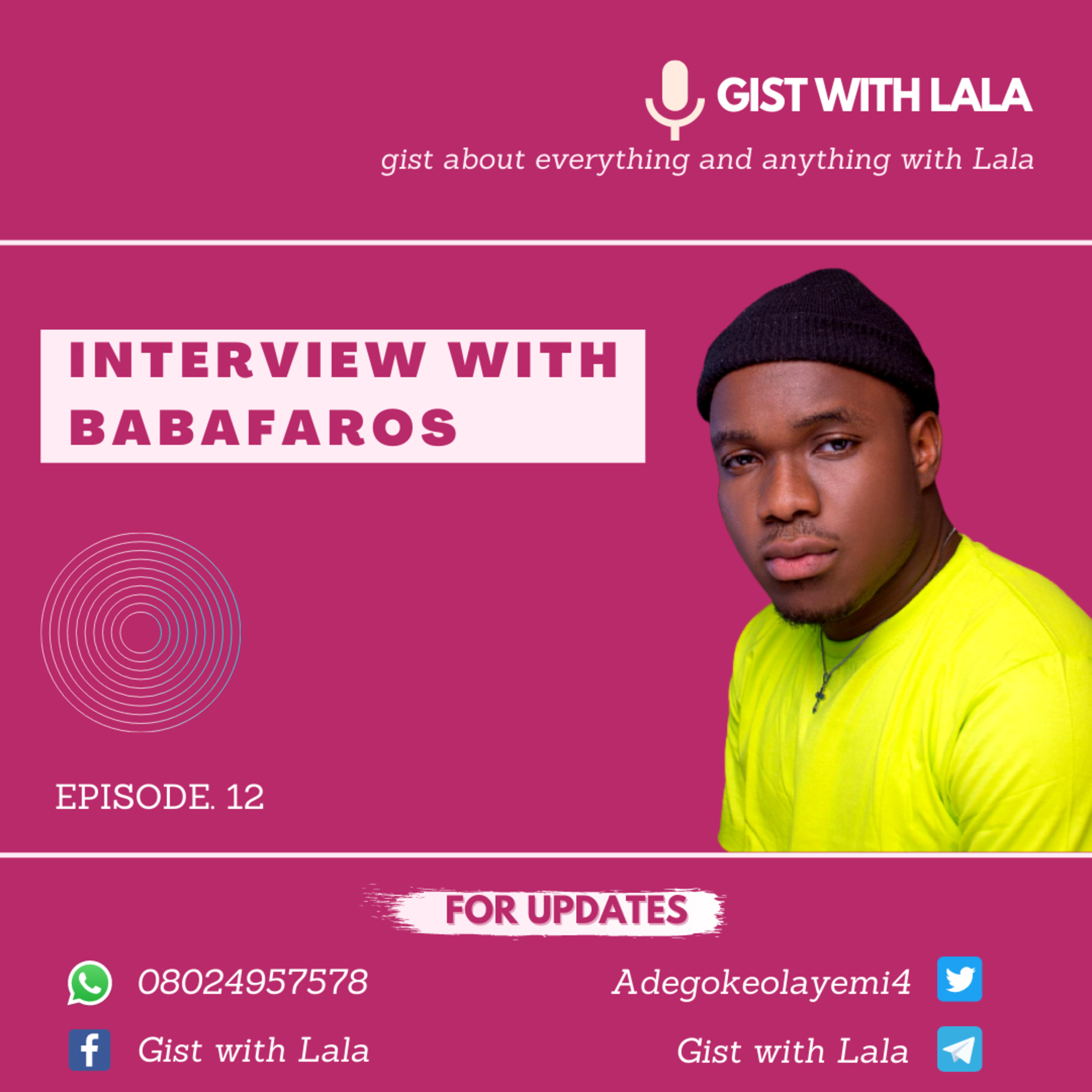 INTERVIEW WITH BABAFAROS