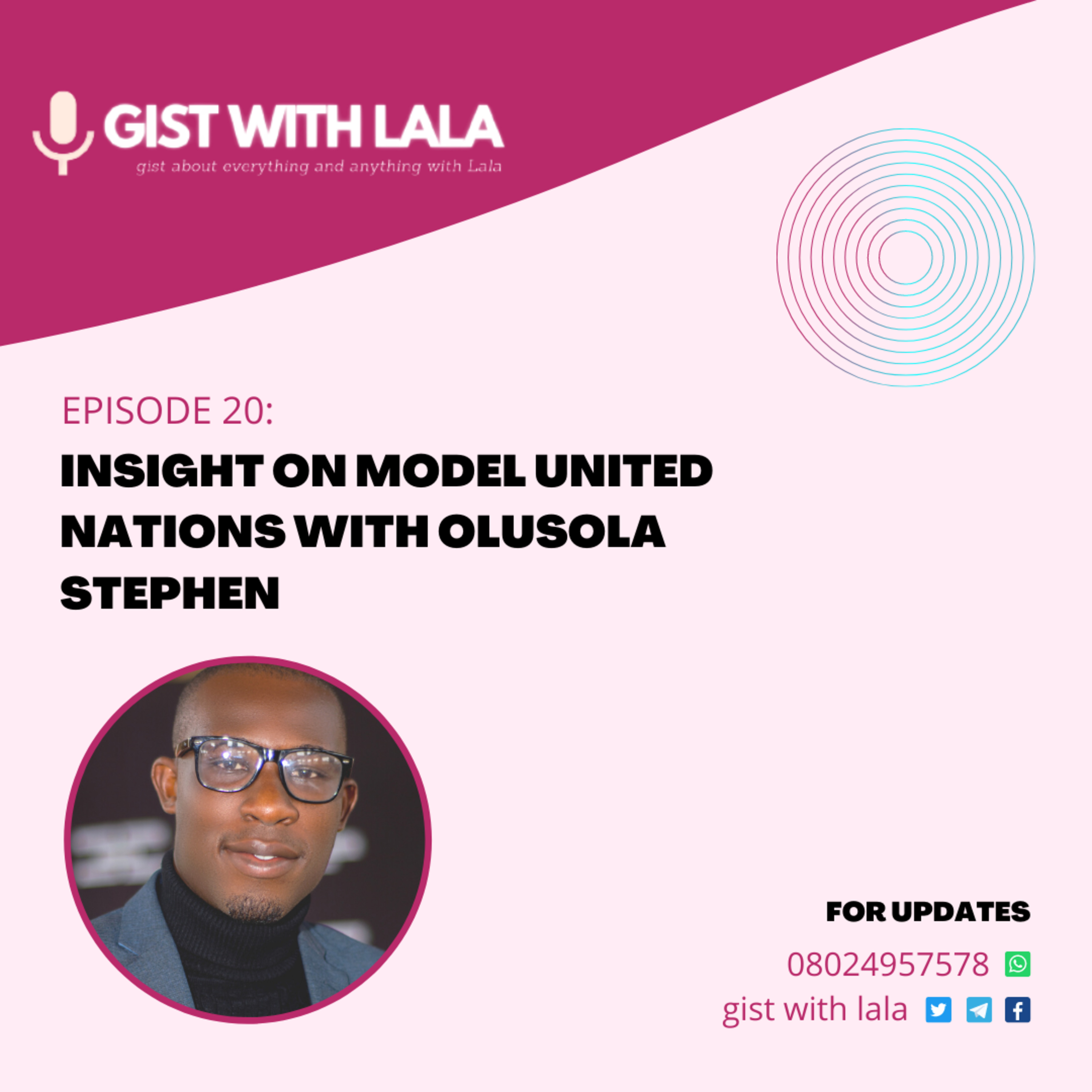 Insight on Model United Nations with Olusola Stephen