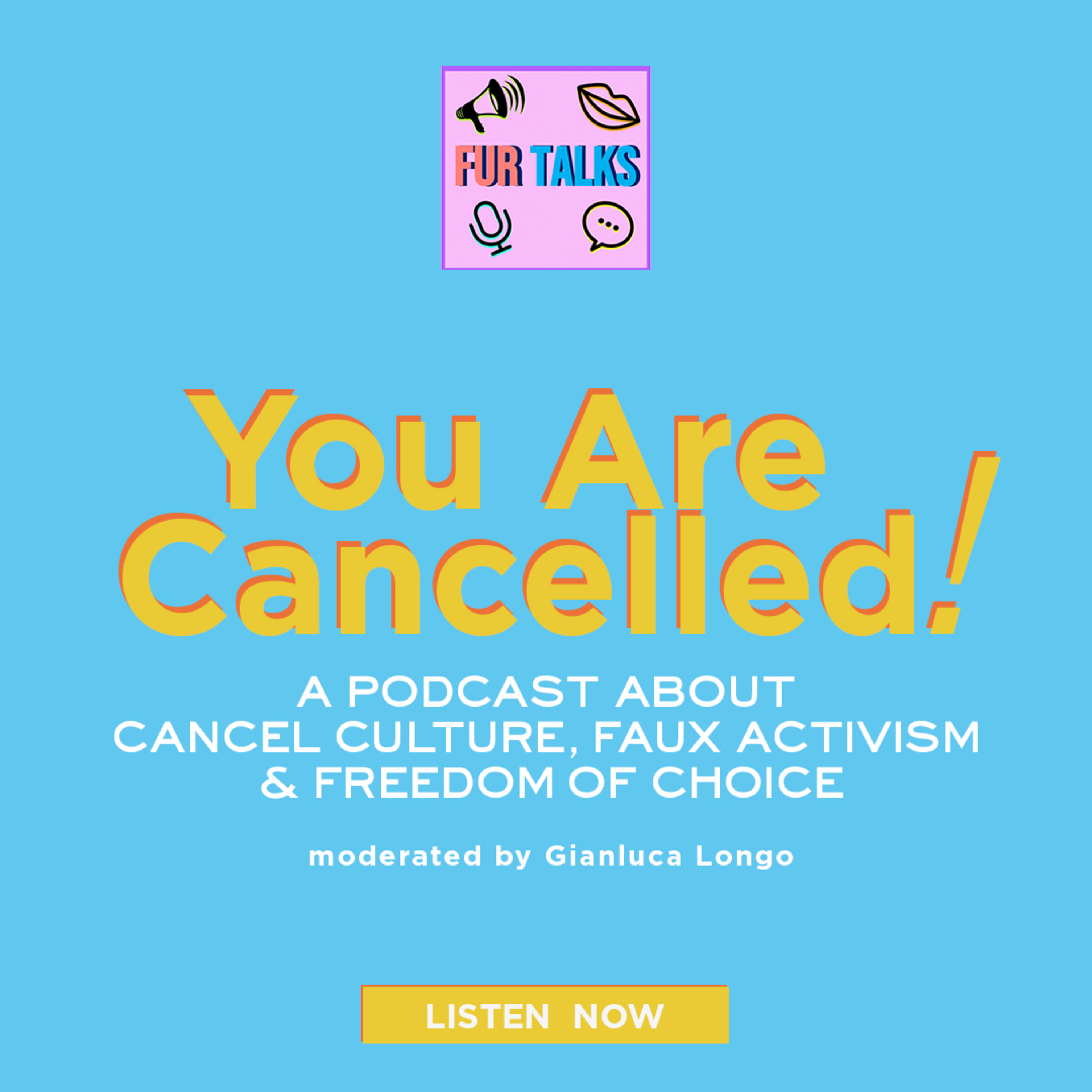 Join Gianluca Longo & 6 fashion commentators debate freedom of choice & cancel culture