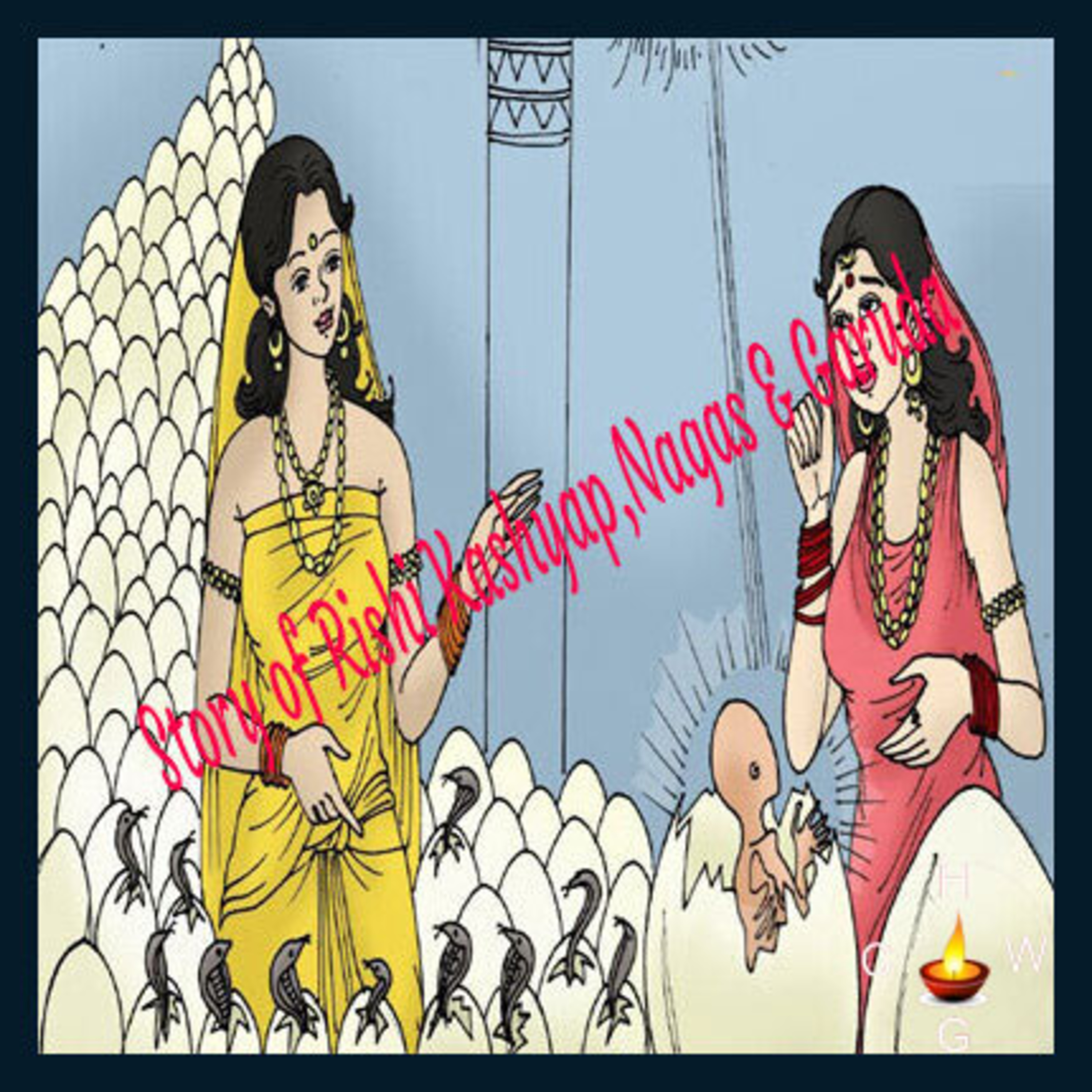 Story of Rishi Kashyap ,Nagas and Garuda