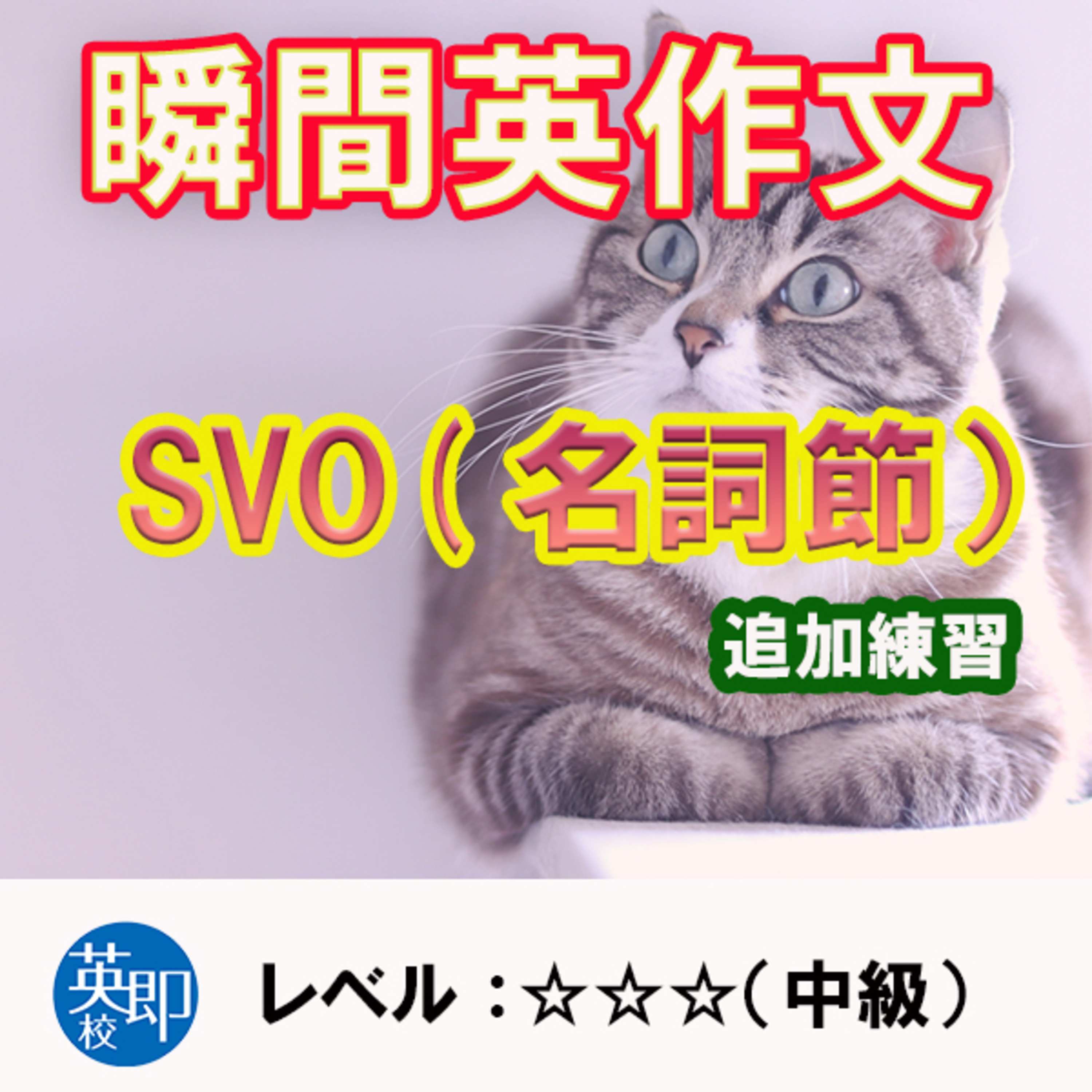 SVO(名詞節）練習（☆☆☆） episode artwork