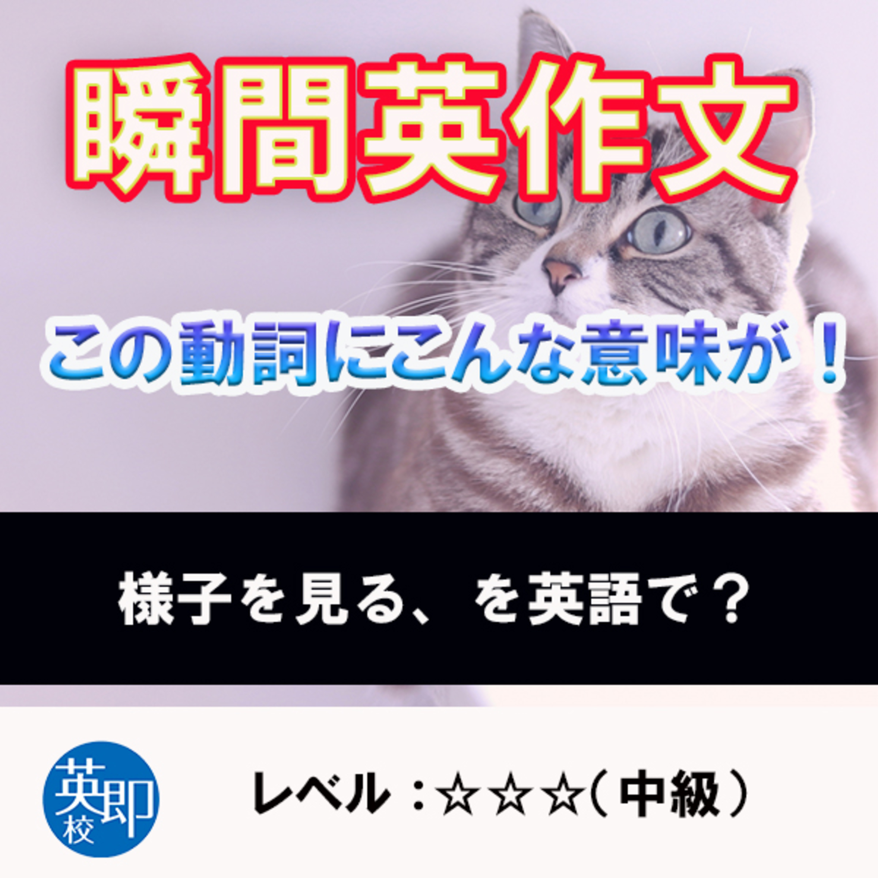 瞬間英作文：この動詞にこんな意味が！ episode artwork