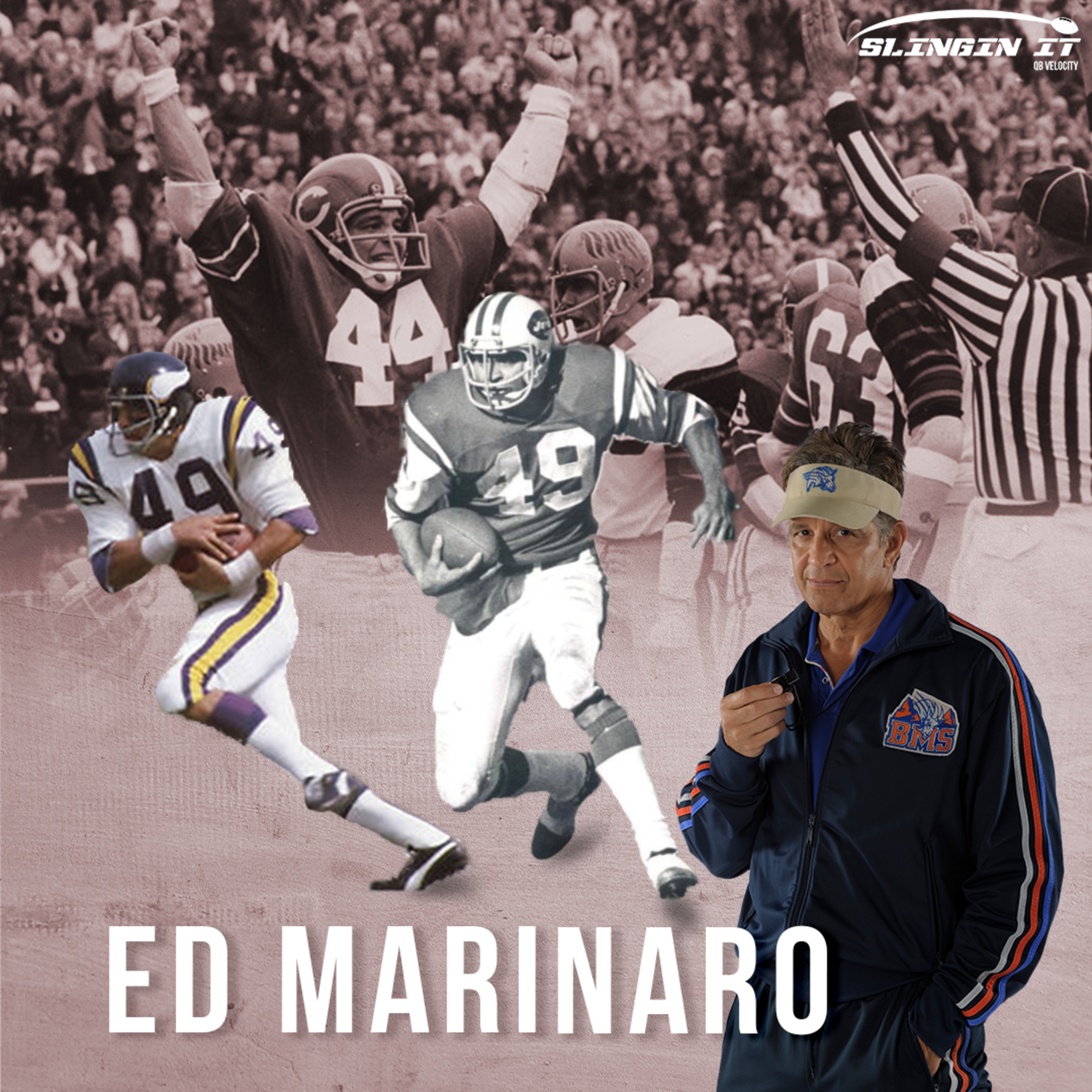 Slingin' It With QBV Season 3 Episode 9 - Ed Marinaro on Blue Mountain State and Playing at Cornell episode artwork