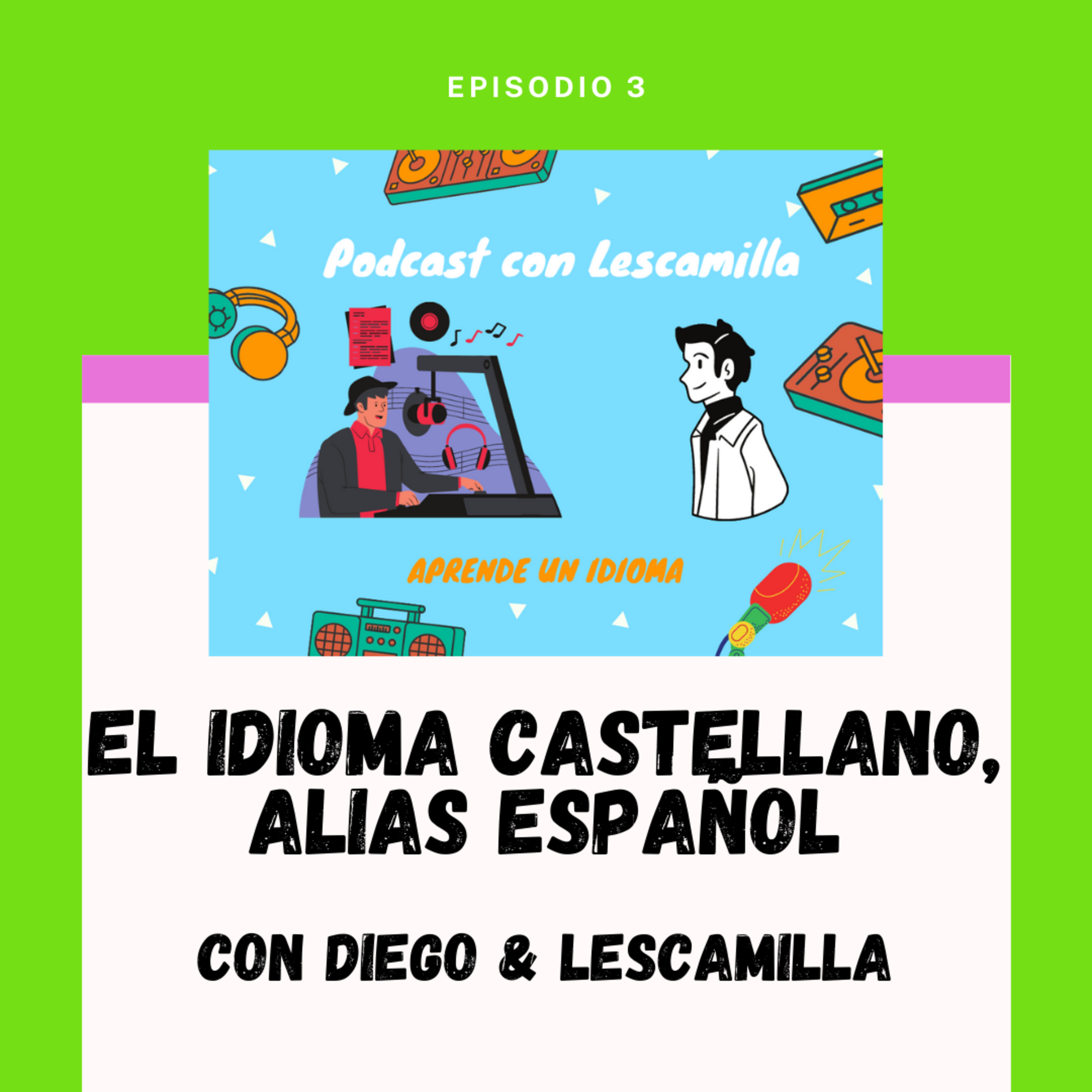 Podcast con un estudiante