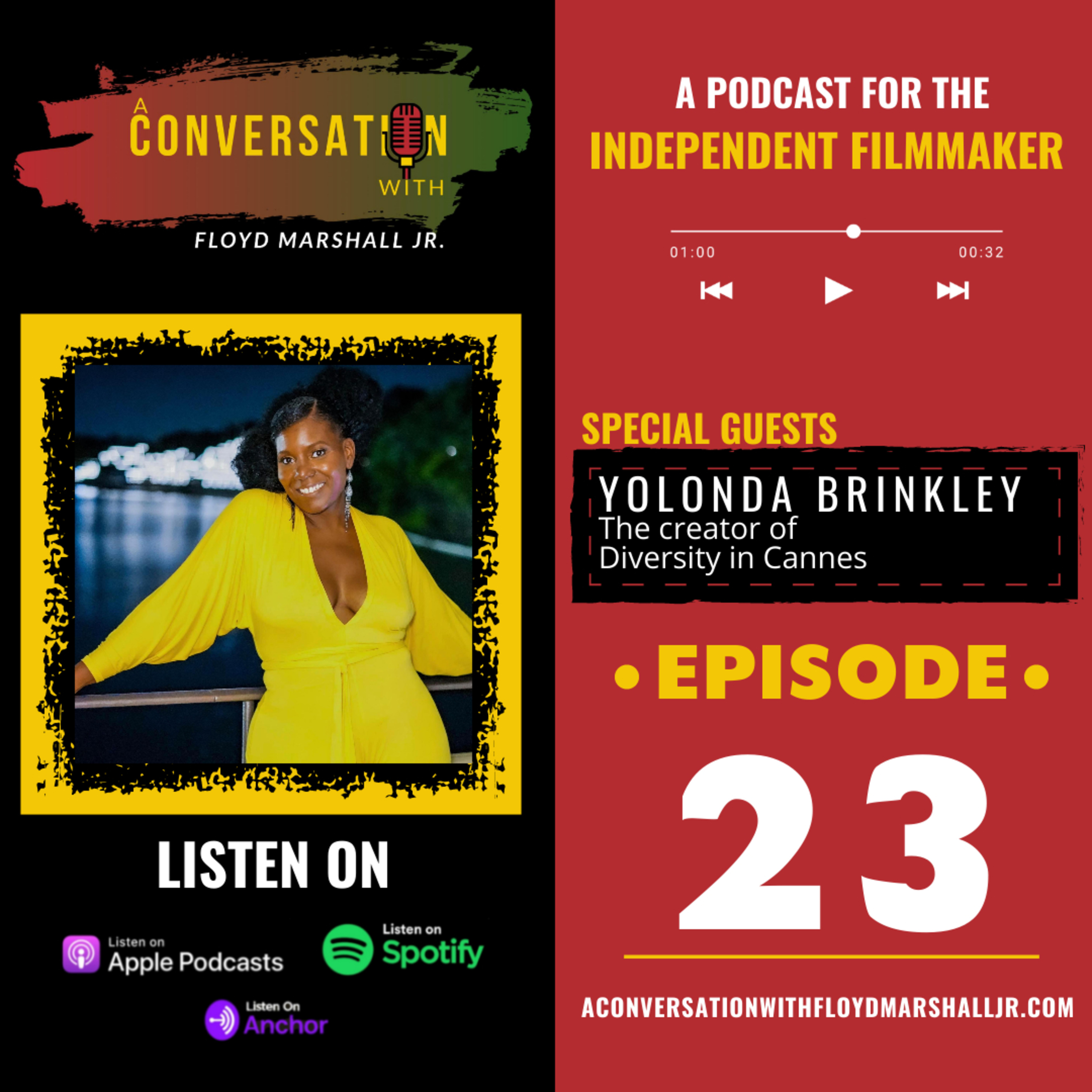 A Conversation With- Yolonda Brinkley - The creator of Diversity in Cannes episode artwork