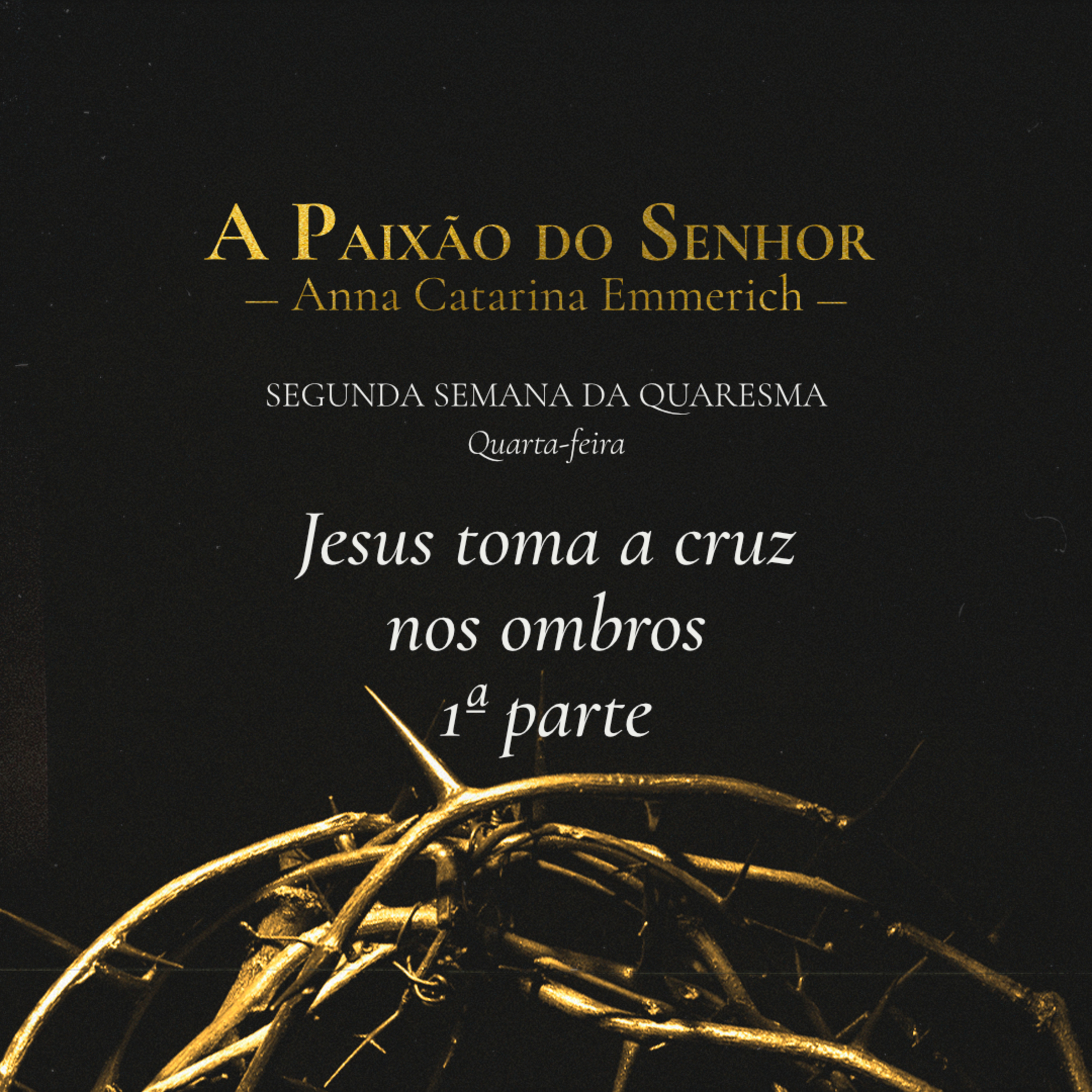 T.02 Ep.15 | Quarta-Feira da 2ª Semana - Jesus toma a cruz nos ombros - 1ª parte episode artwork