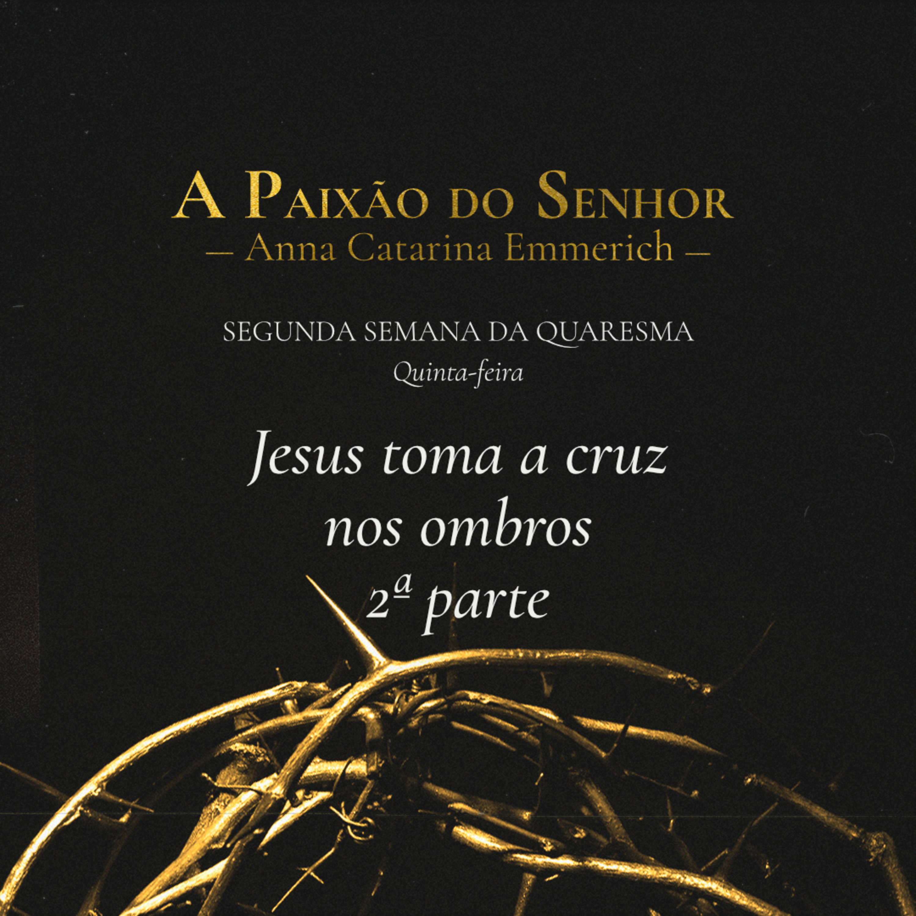 T.02 Ep.16 | Quinta-Feira da 2ª Semana - Jesus toma a cruz nos ombros - 2ª parte episode artwork
