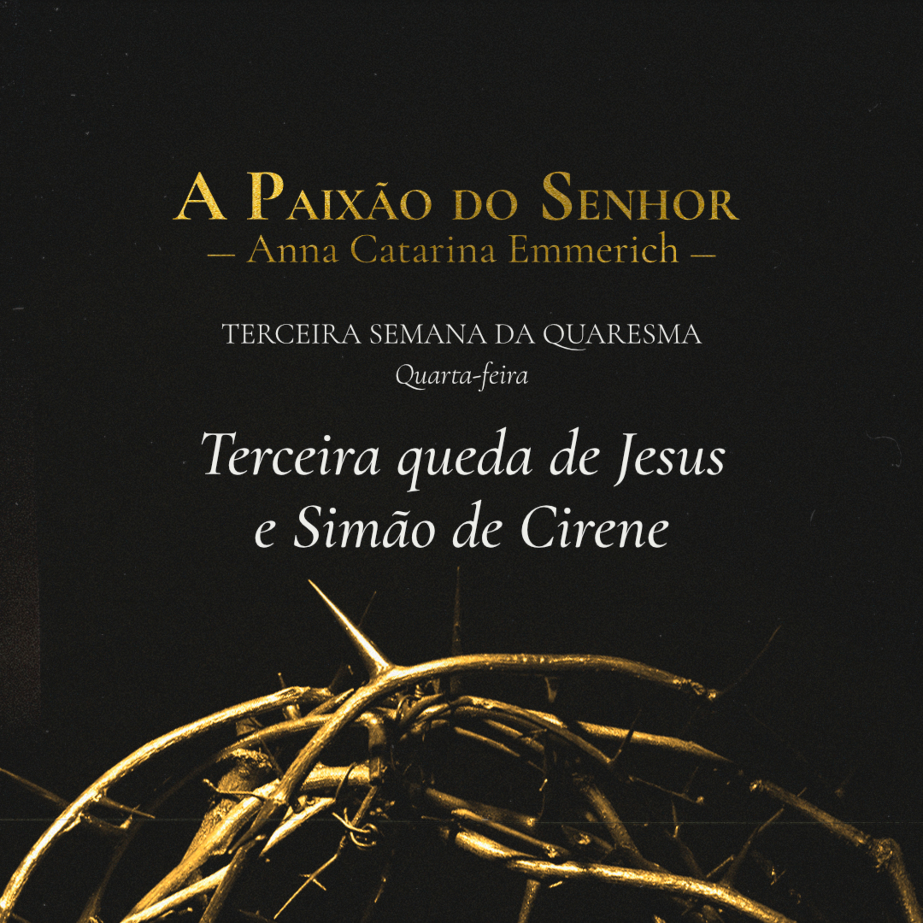 T.02 Ep.22 | Quarta-Feira da 3ª Semana - Terceira queda de Jesus e Simão de Cirene episode artwork