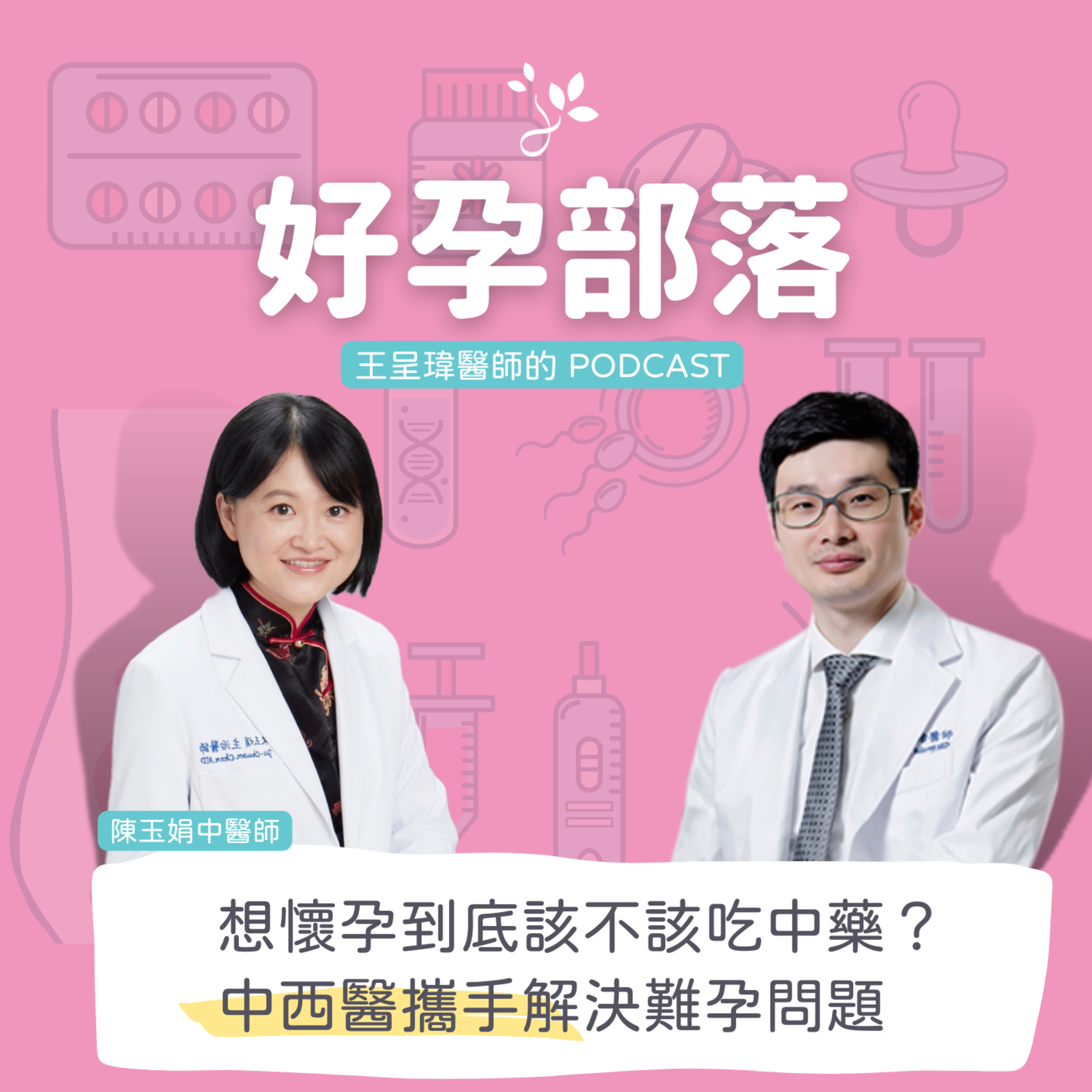 想懷孕到底該不該吃中藥?中西醫攜手解決難孕問題 ft. 陳玉娟中醫師|好孕部落第三季 Ep.3