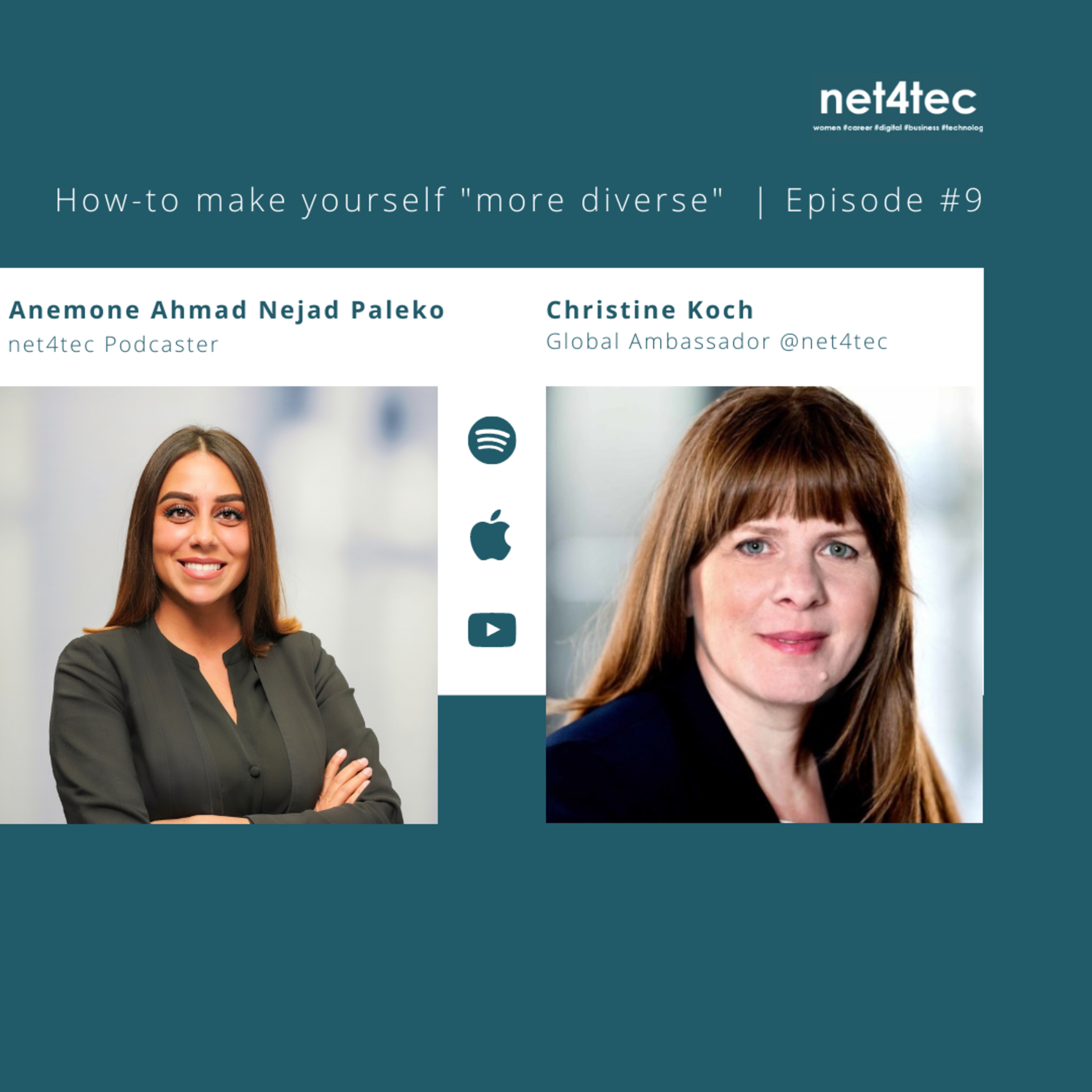 Net4tec | Podcast for more Diversity & Inclusion in STEM & digital business