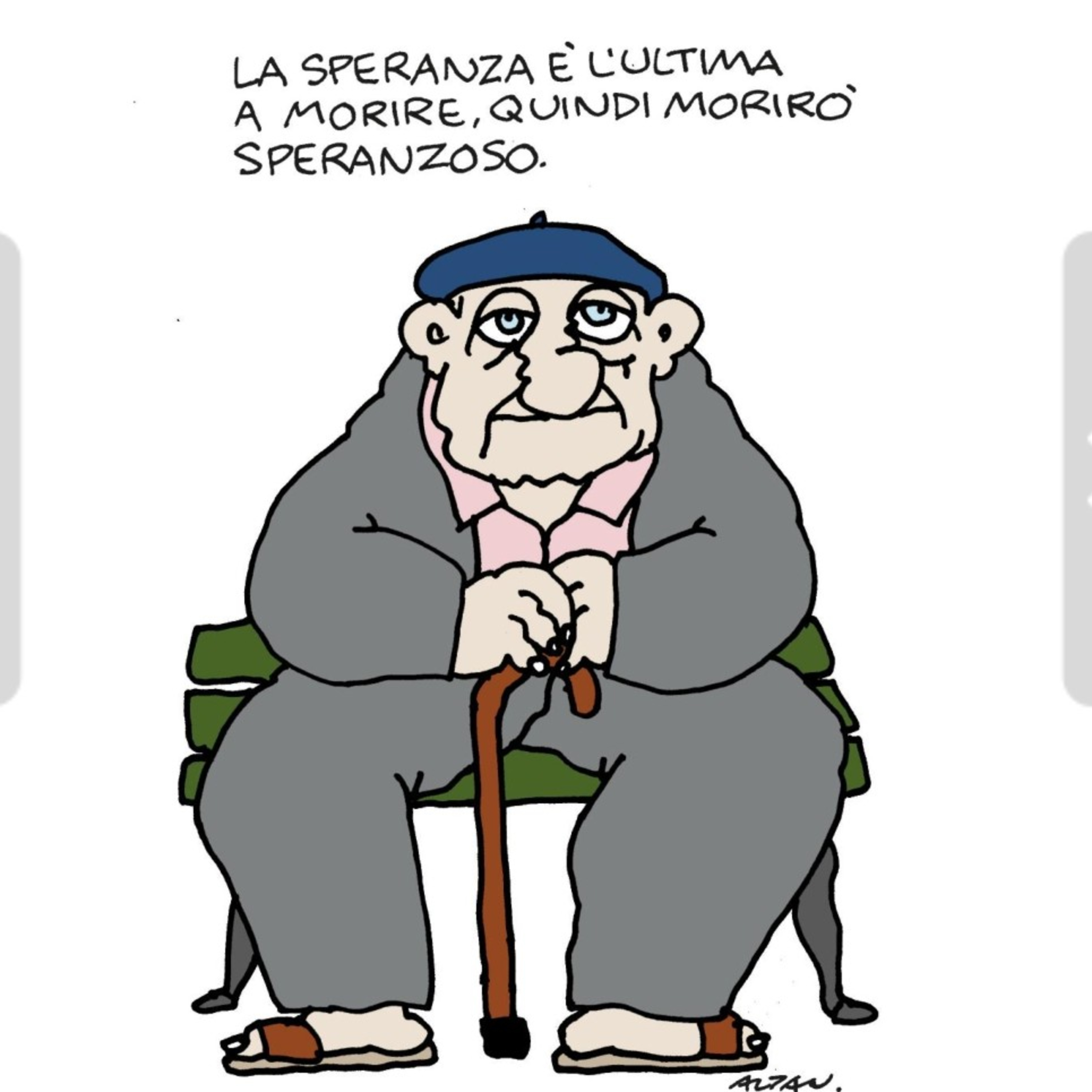 La speranza è l'ultima a morire, Altan episode artwork