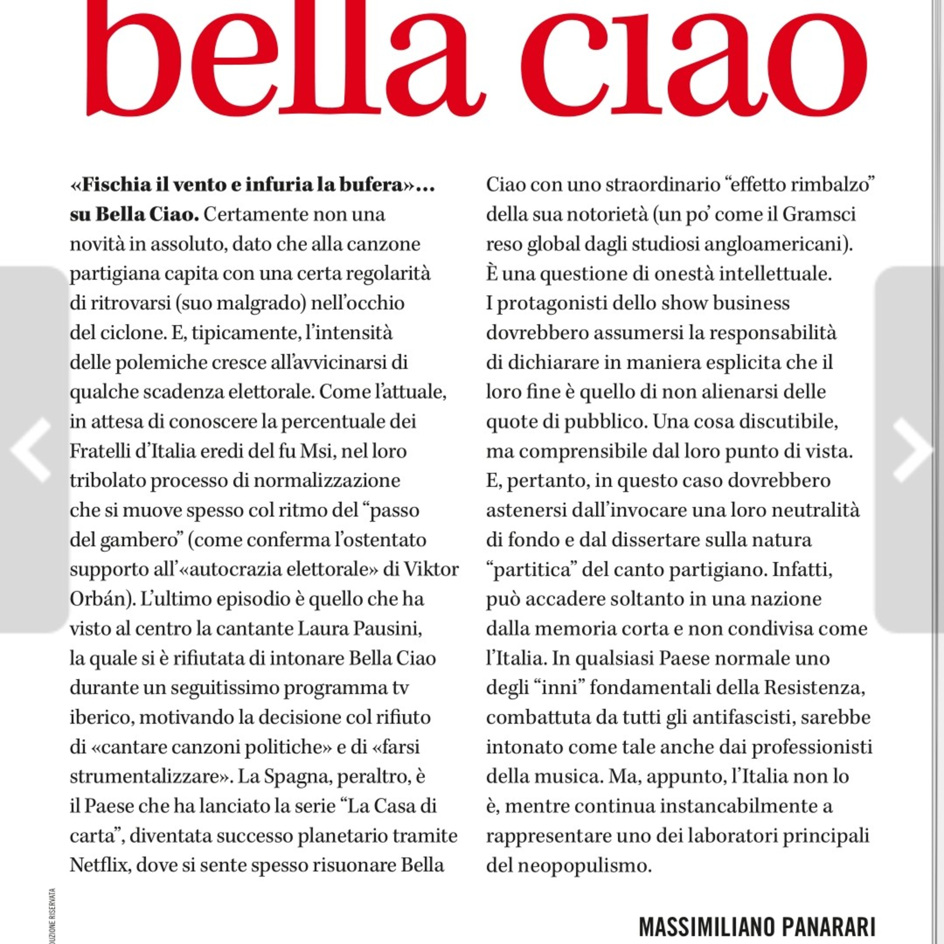 Parola del giorno: bella ciao episode artwork