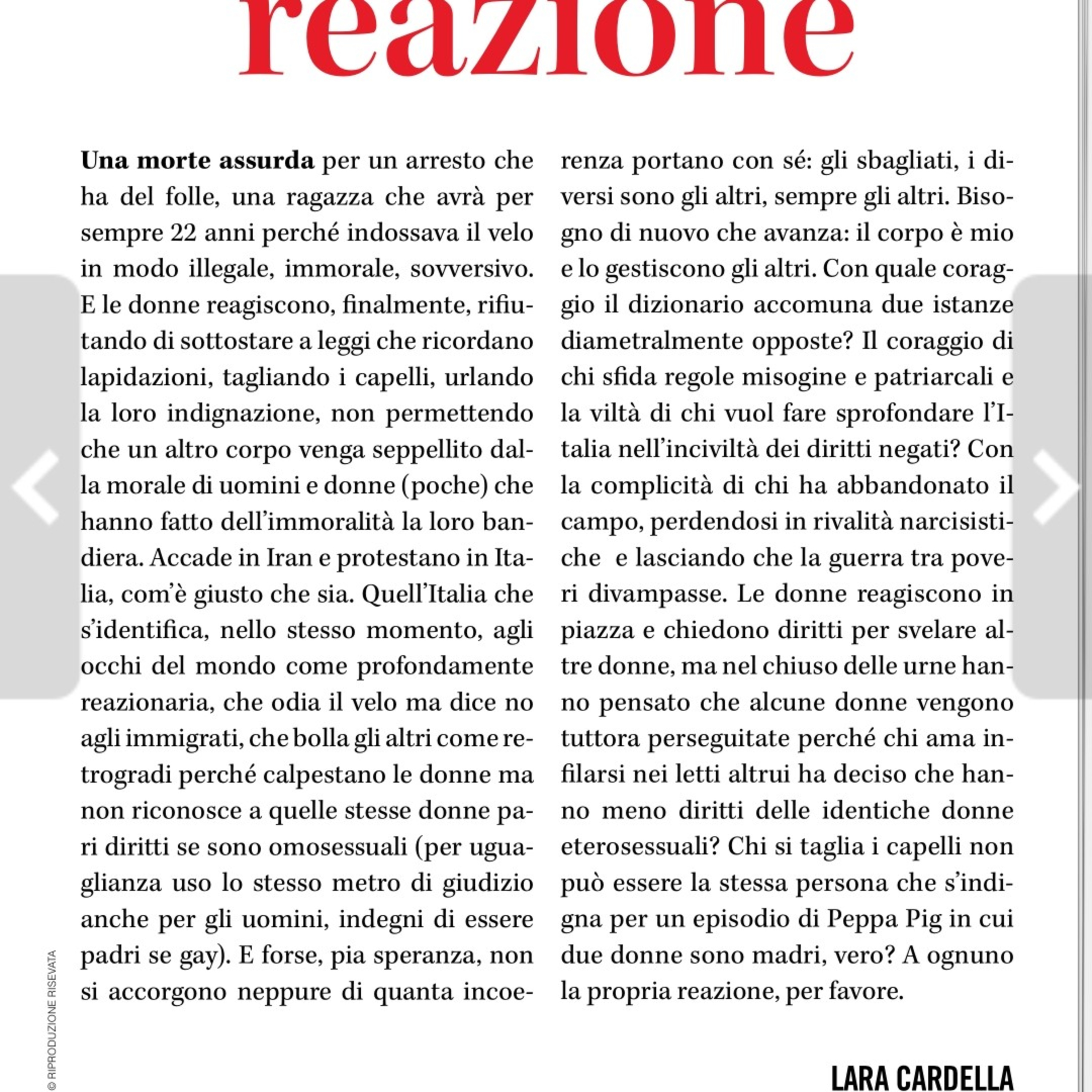 Parola del giorno: reazione  episode artwork