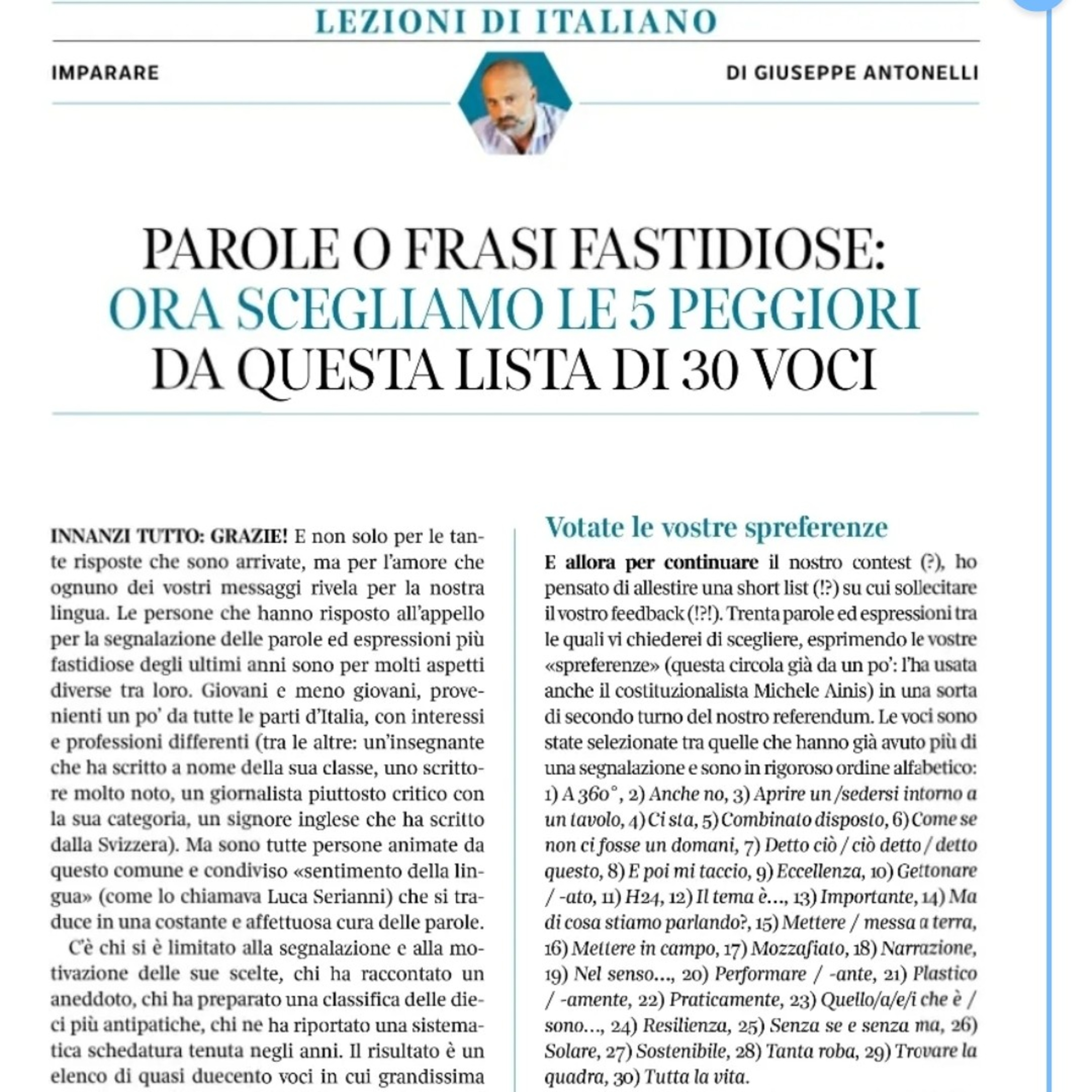 Lezioni di italiano: Parole o frasi fastidiose, Giuseppe Antonelli  episode artwork