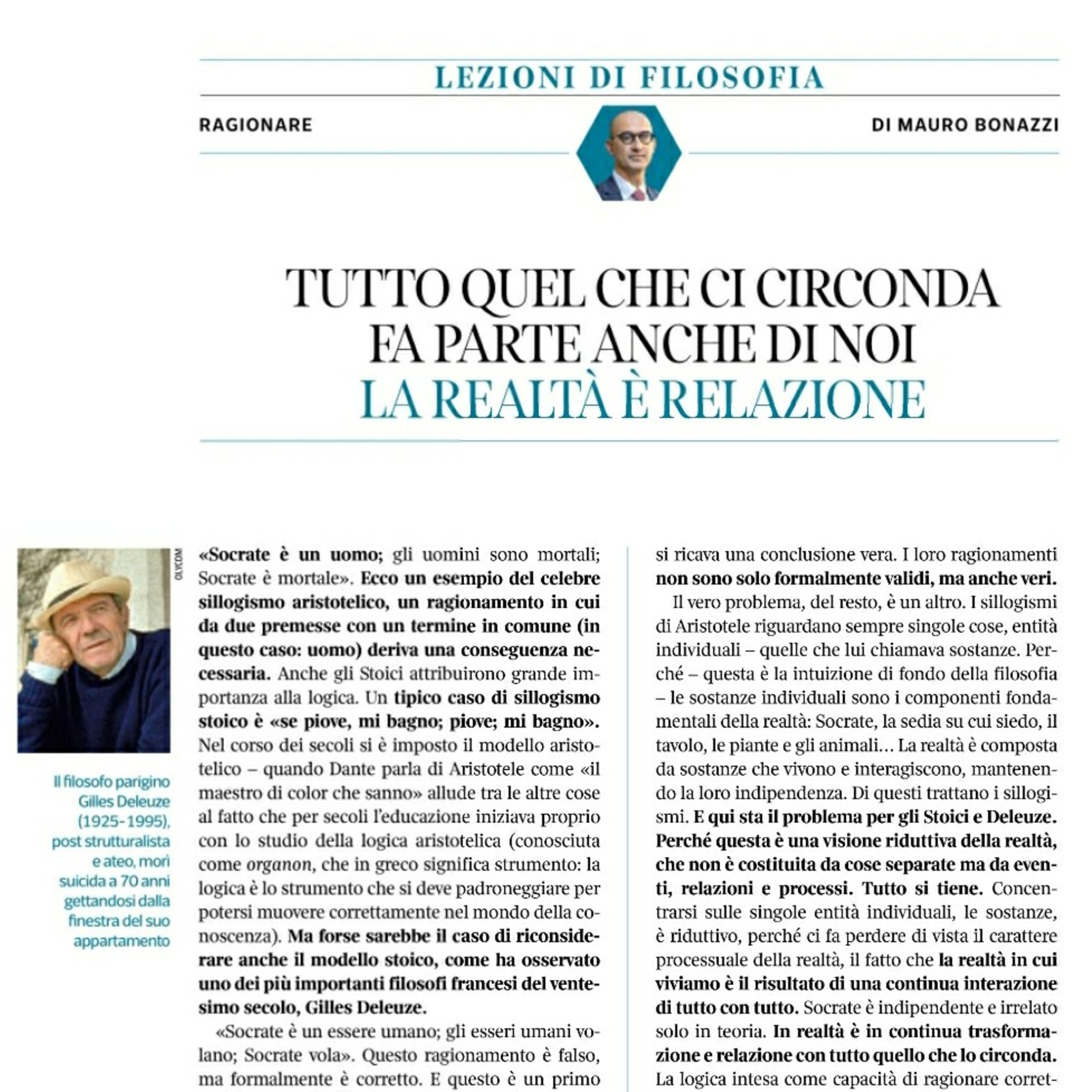 Lezioni di filosofia: La realtà è relazione, Mauro Bonazzi episode artwork