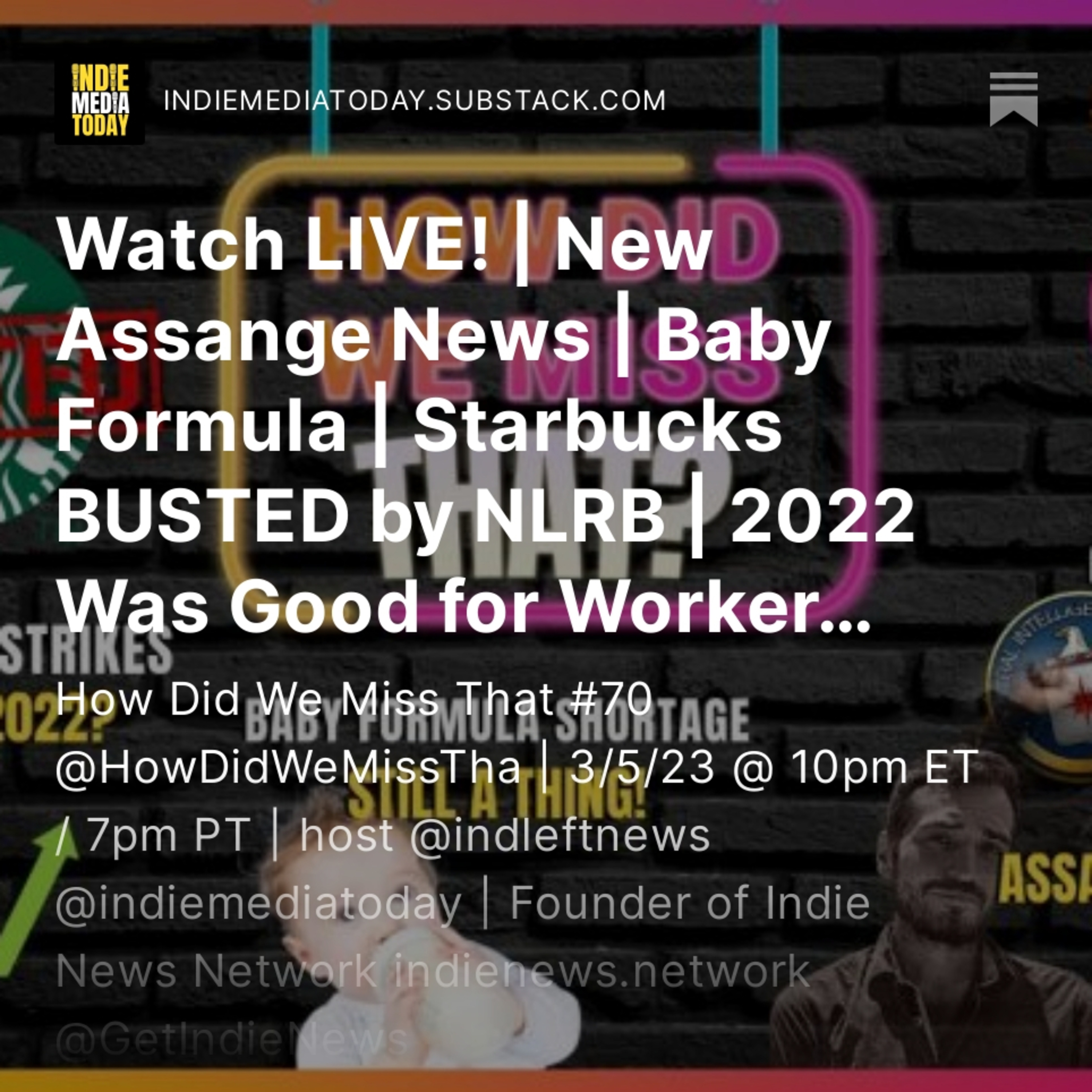 How Did We Miss That? by IndieLeft.media / IndieNews.Network
