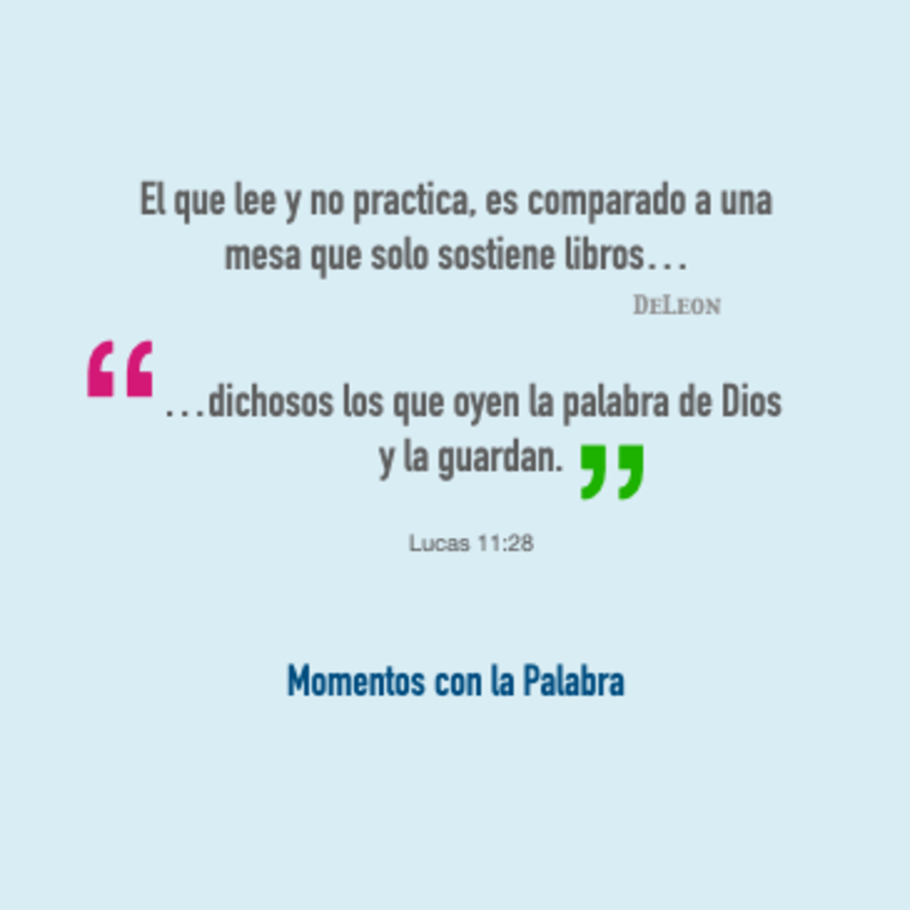 MOMENTOS CON LA PALABRA