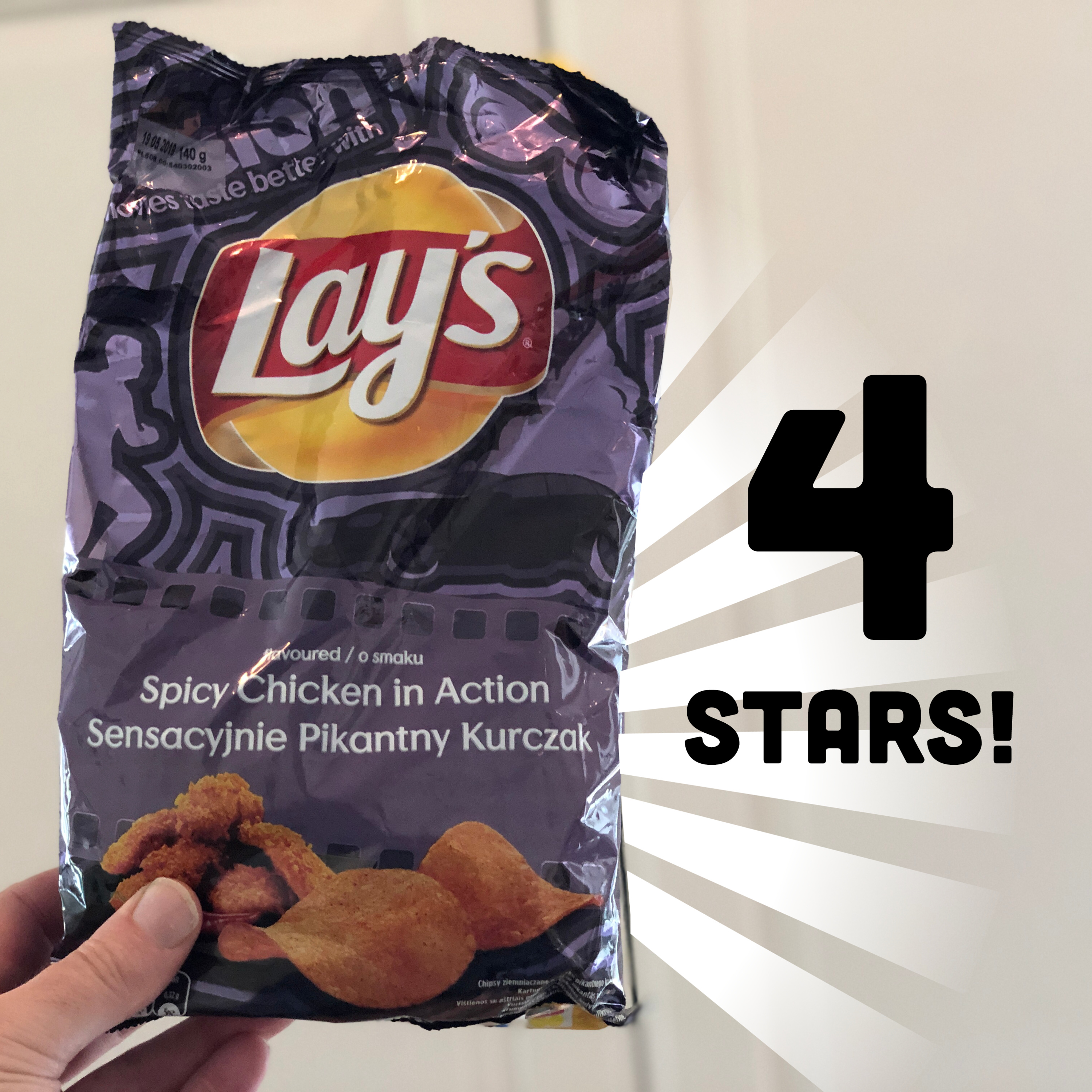 Lay's Poland Spicy Chicken in Action Potato Chips episode artwork