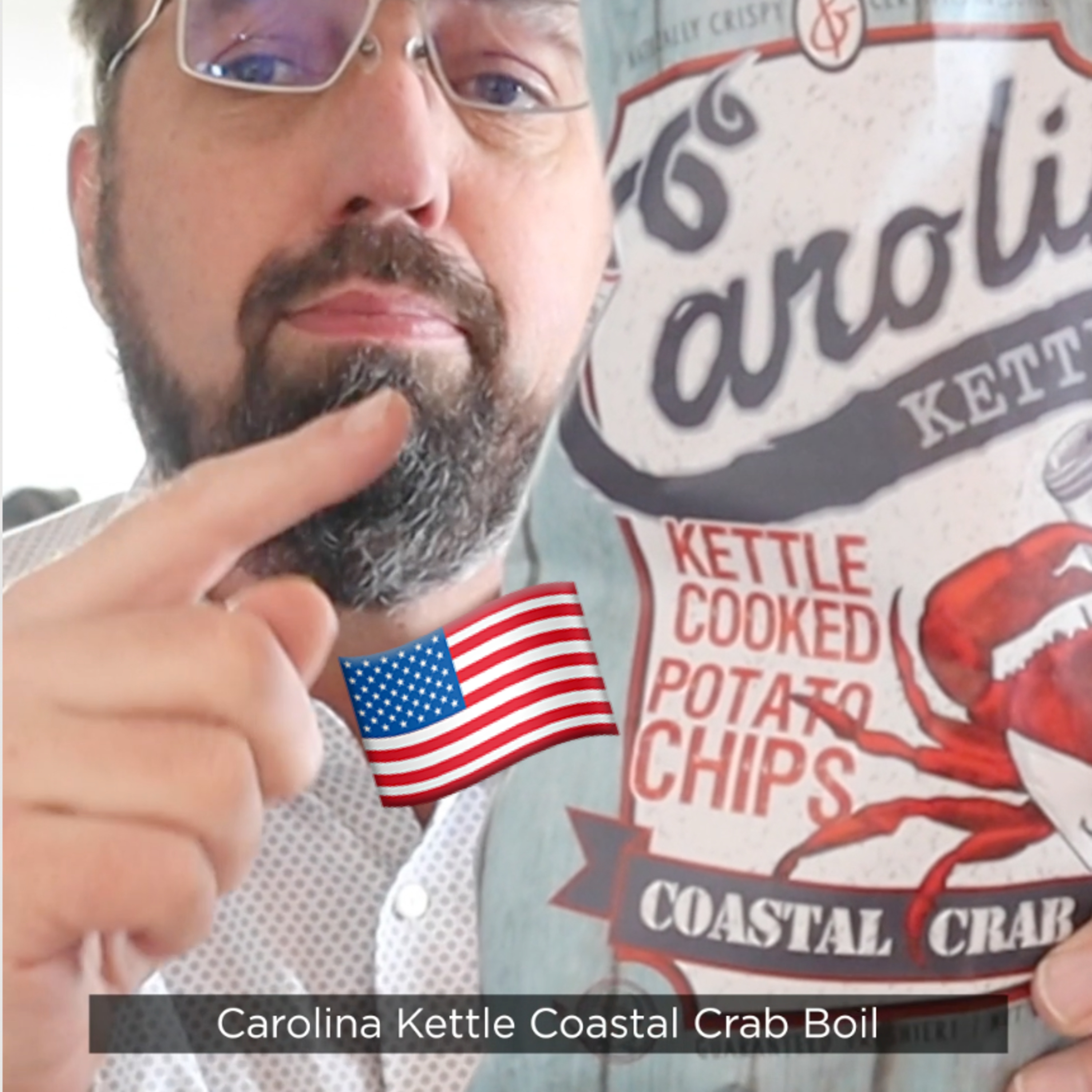 🇺🇸 Carolina Kettle Coastal Crab Boil potato chips on In The Chips with Barry episode artwork