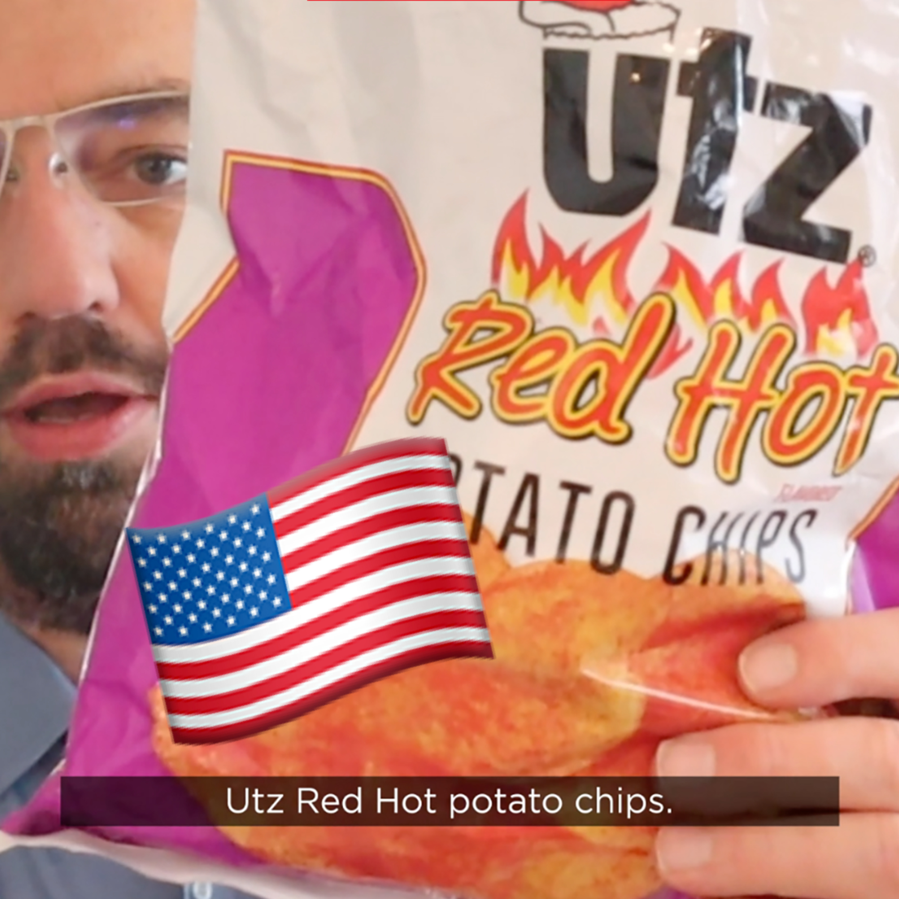 🇺🇸 Utz Red Hot Potato Chips on In The Chips with Barry episode artwork