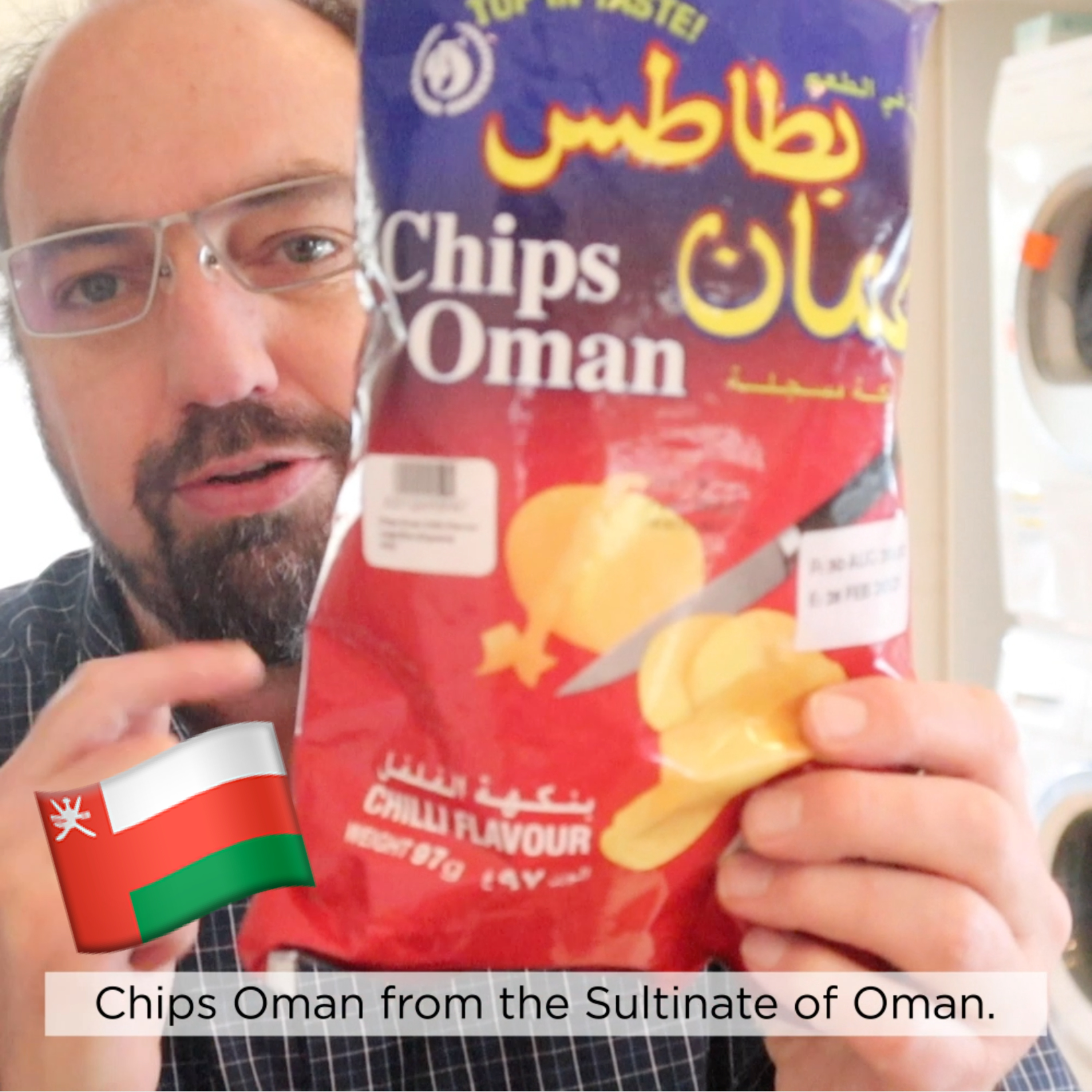 🇴🇲 Chips Oman Chilli potato chips on In The Chips with Barry episode artwork