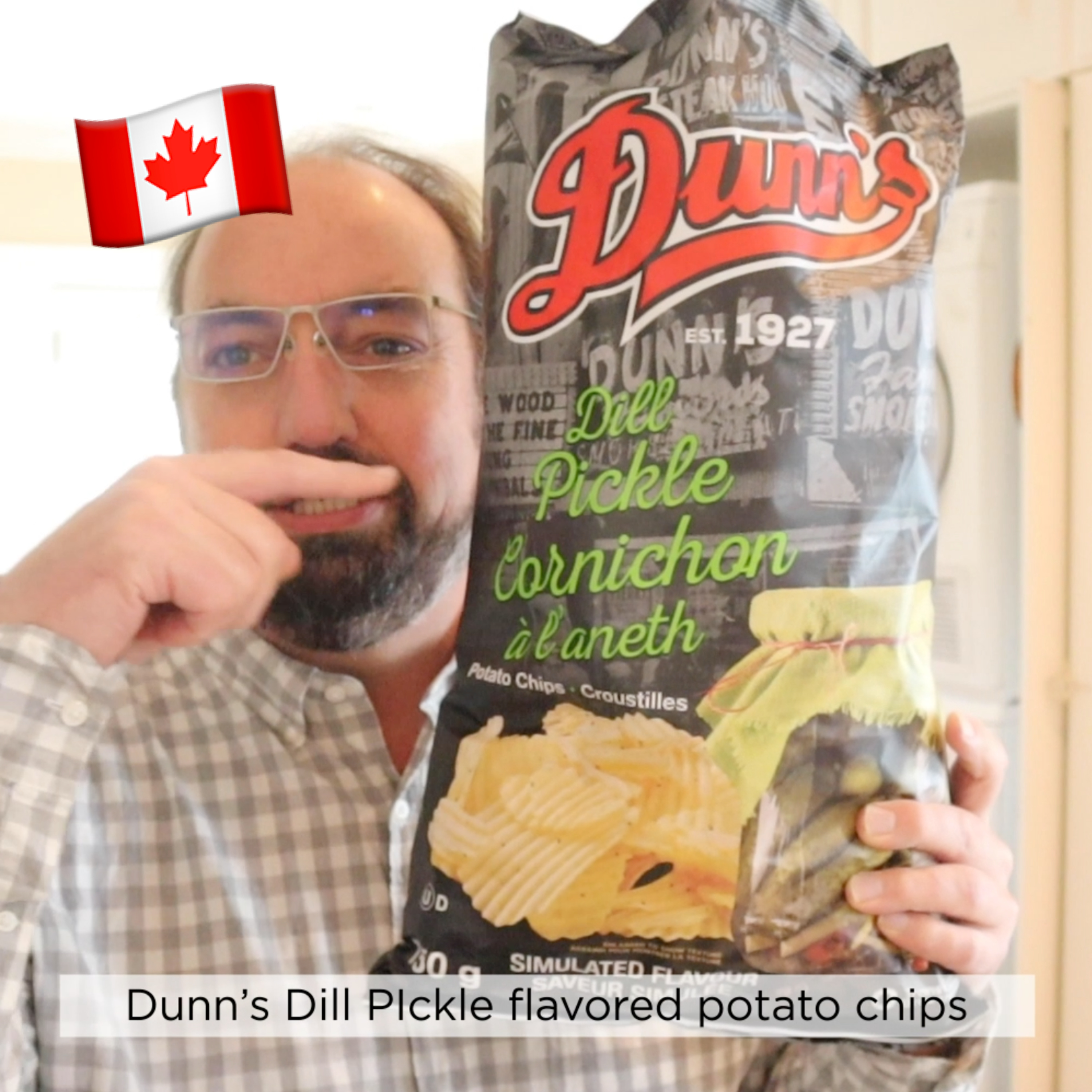 🇨🇦 Dunn’s Dill Pickle potato chips on In The Chips with Barry episode artwork