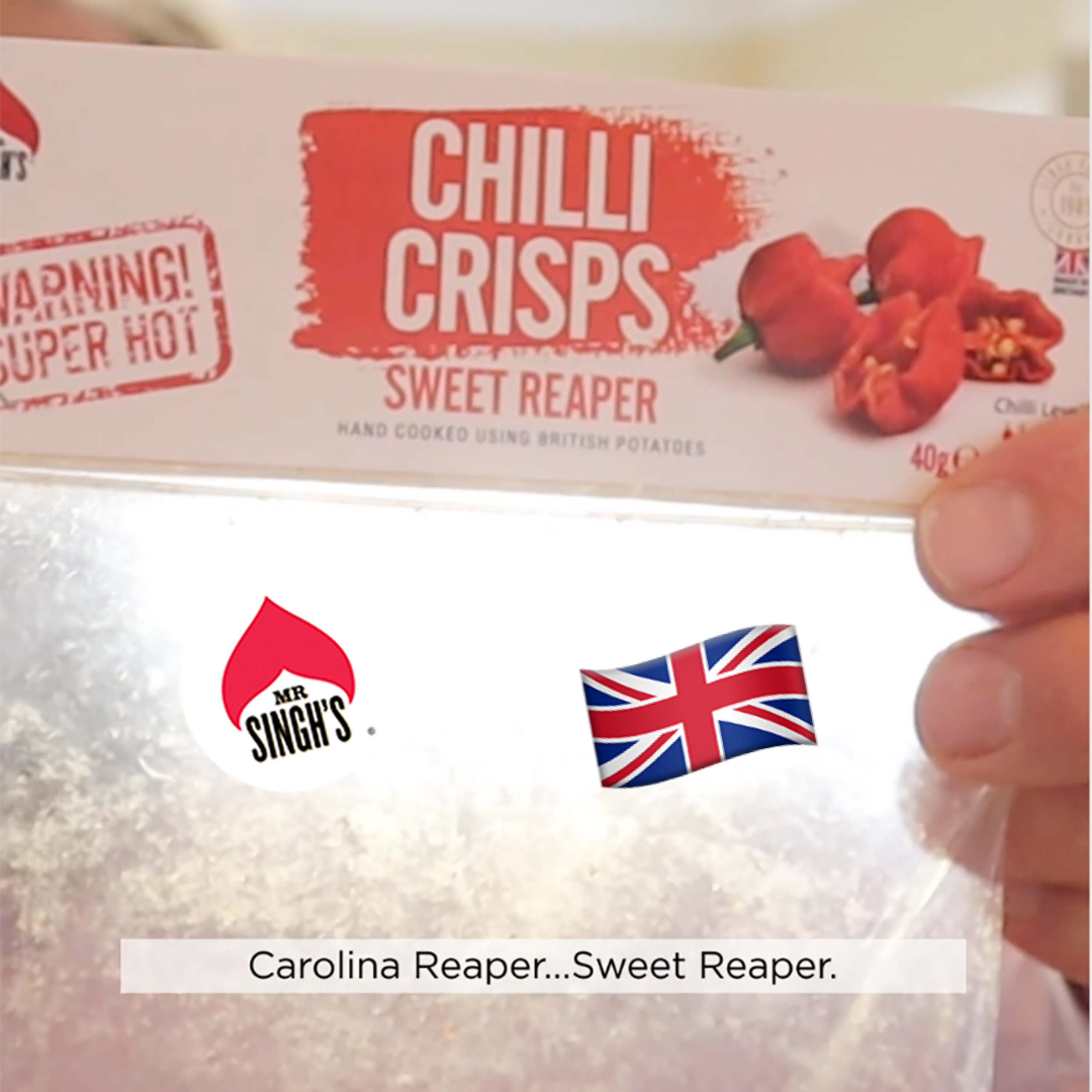 🇬🇧 Mr. Singh’s Sweet Reaper potato chips on In The Chips With Barry episode artwork
