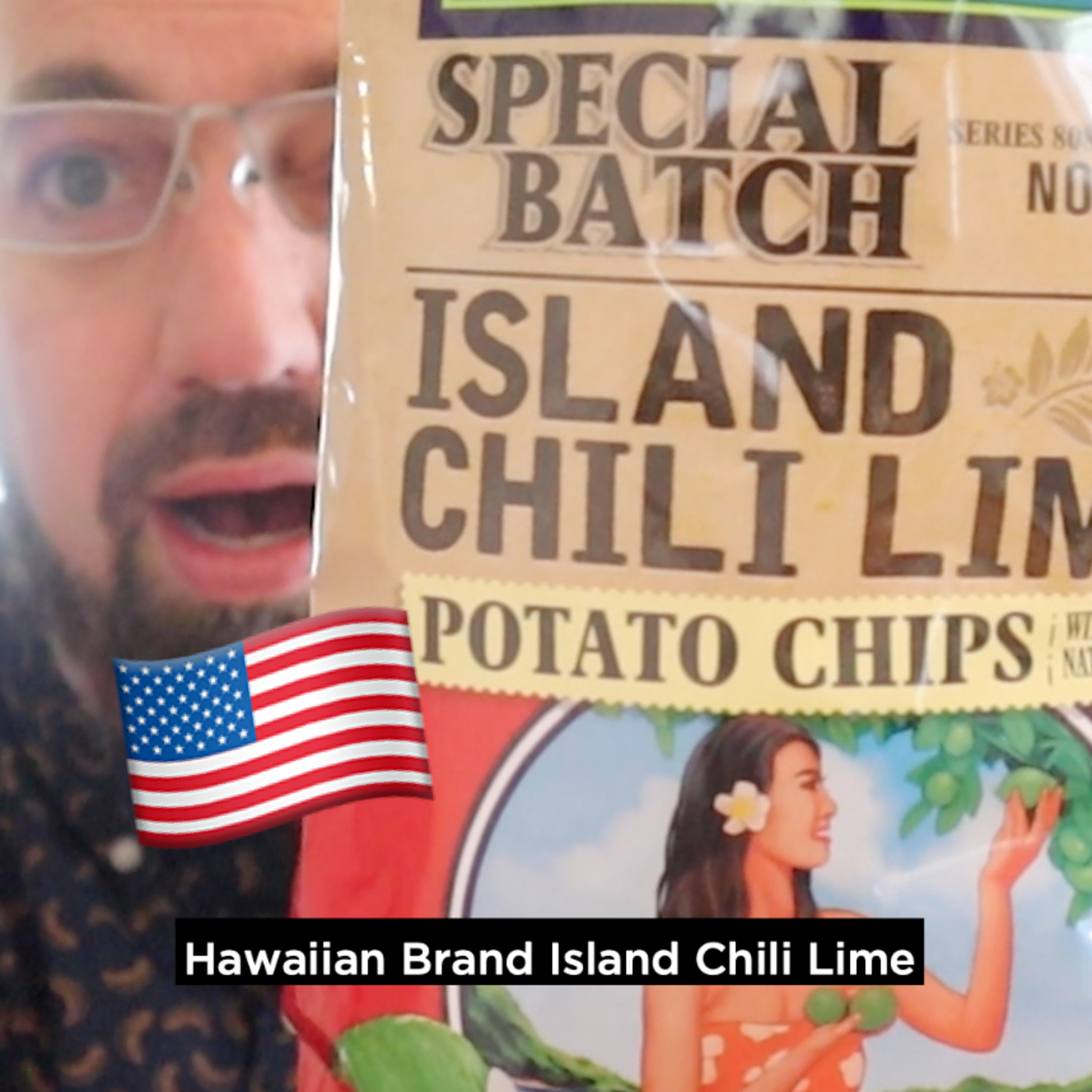 🇺🇸 Hawaiian Brand Island Chili & Lime potato chips on In The Chips with Barry episode artwork