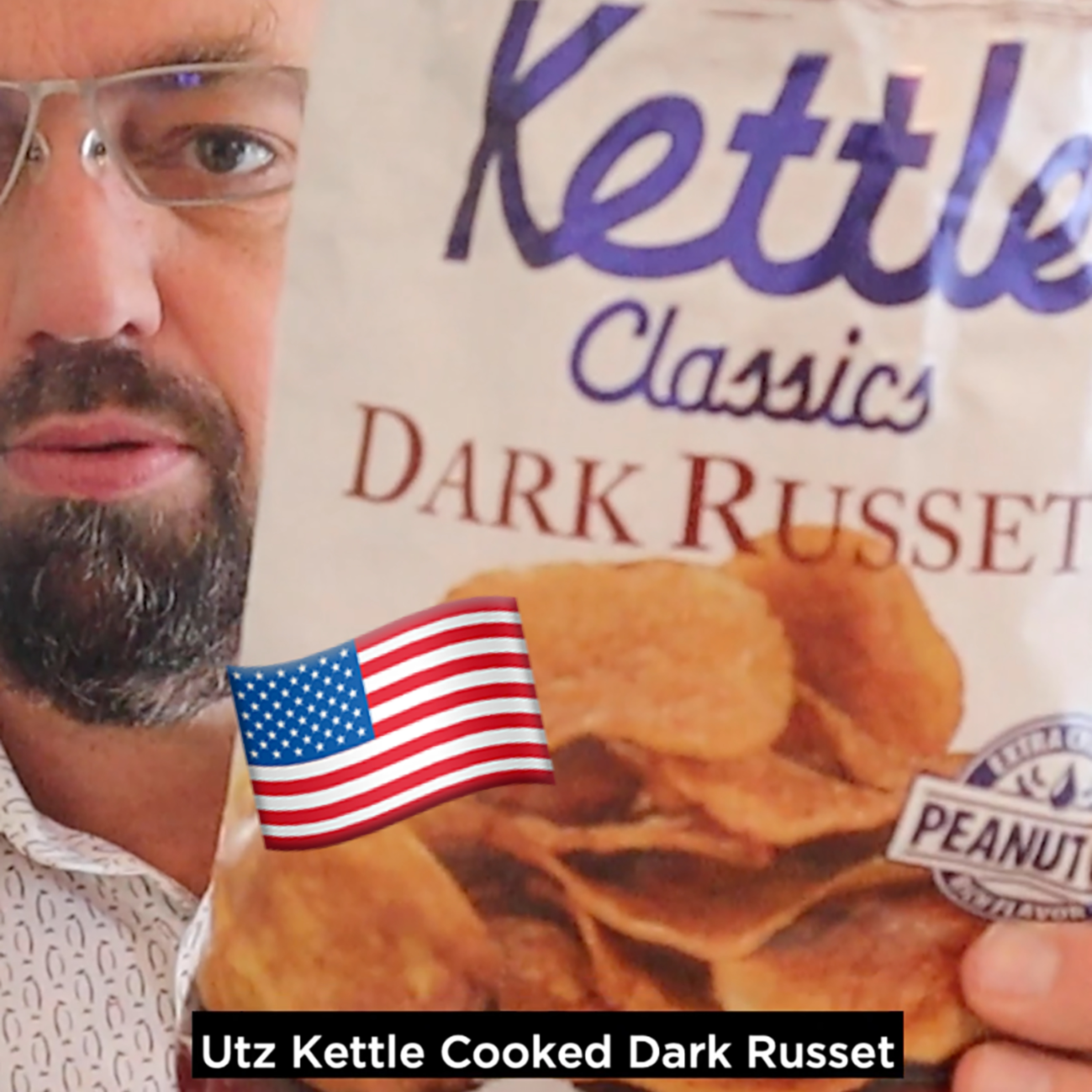 🇺🇸 Utz Dark Russet potato chips on In The Chips With Barry episode artwork