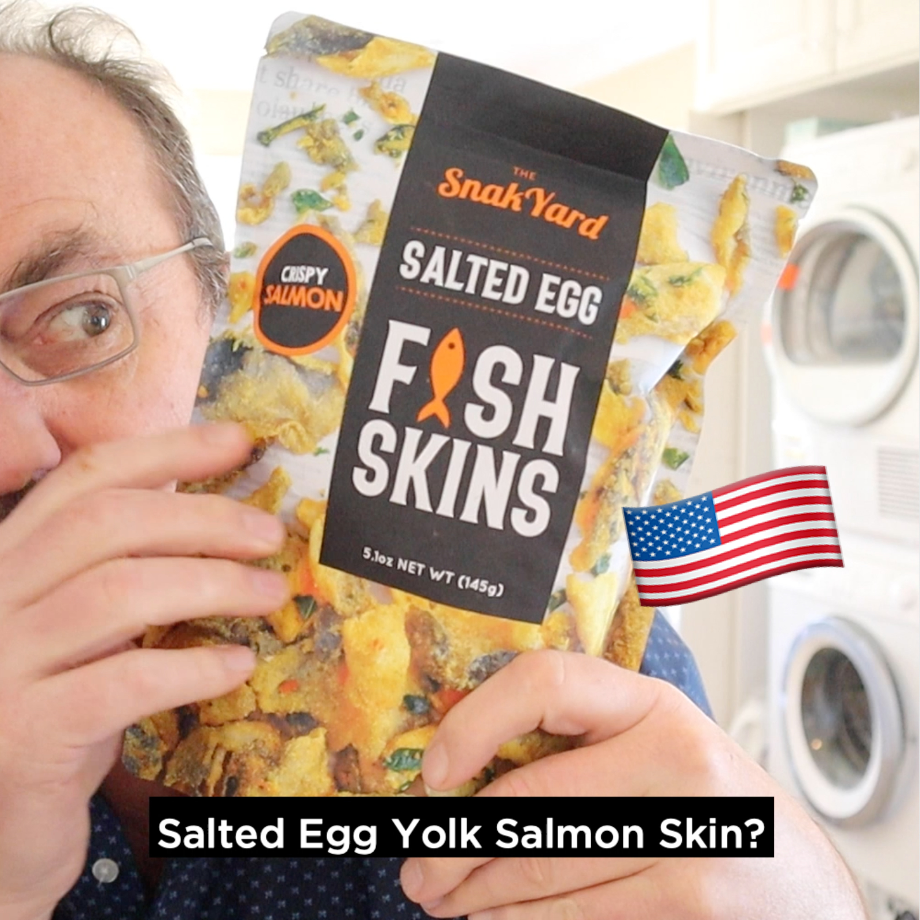 🇺🇸 Snak Yard Salted Egg Salmon Skin on In The Chips with Barry episode artwork