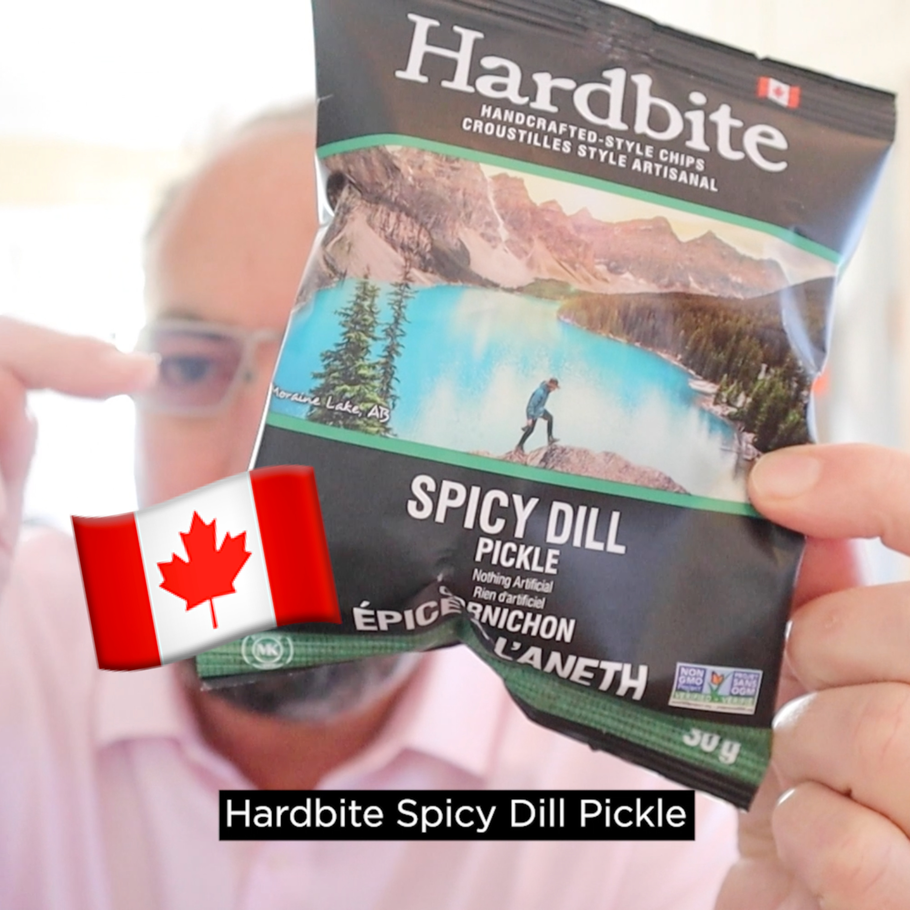 🇨🇦 Hardbite Spicy Dill Pickle potato chips on In The Chips with Barry episode artwork