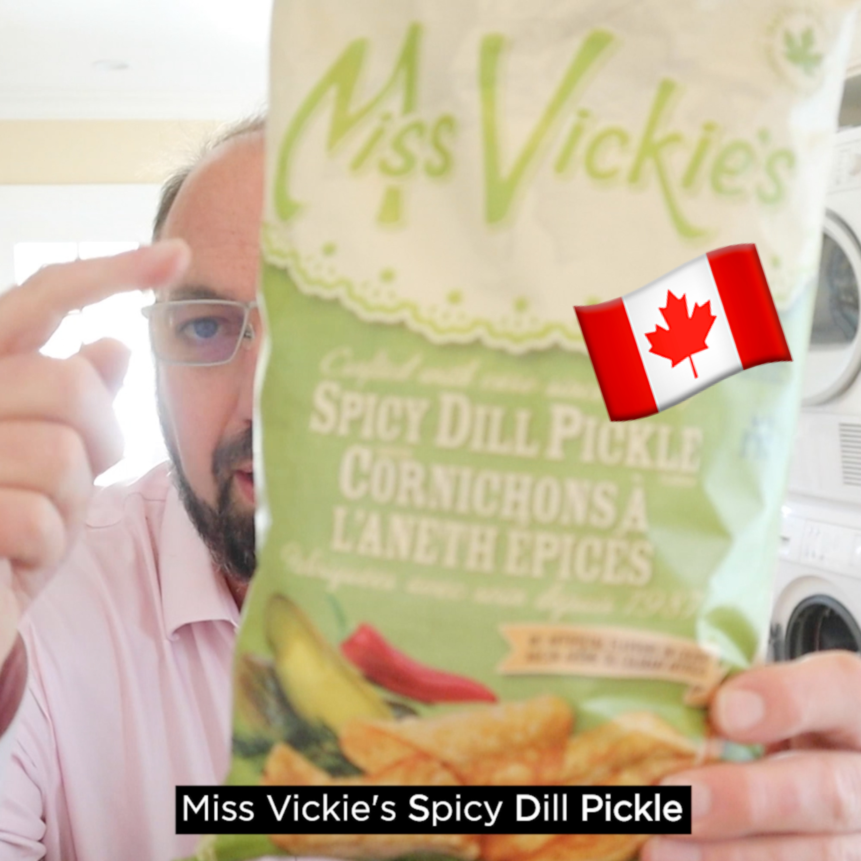 🇨🇦 Miss Vickie’s Spicy Dill potato chips on In The Chips with Barry episode artwork