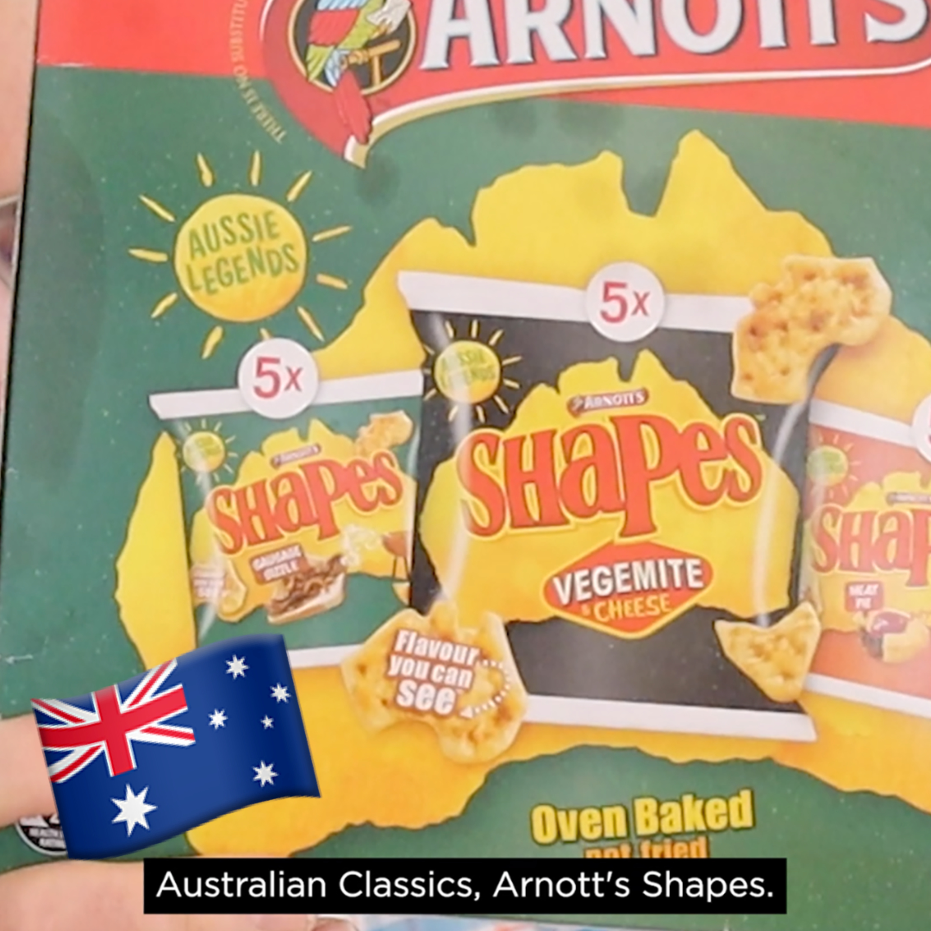 🇦🇺 Arnott’s Australian Classic Shapes - Vegemite & Cheese, Meat Pie, Sausage Sizzle, on In The Chips With Barry episode artwork