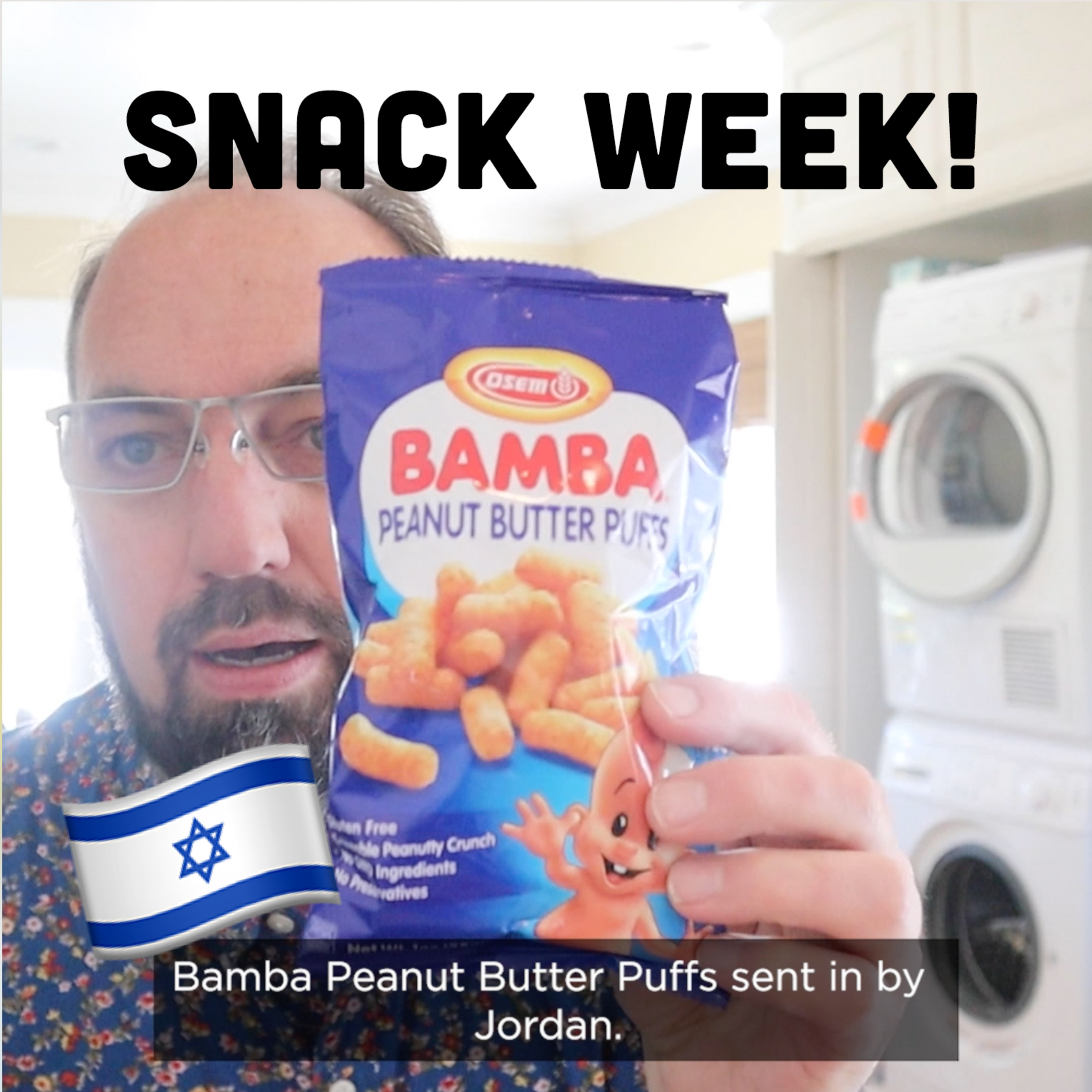 🇮🇱 Bamba Peanut Butter Puffs on Snacks Week on In The Chips with Barry