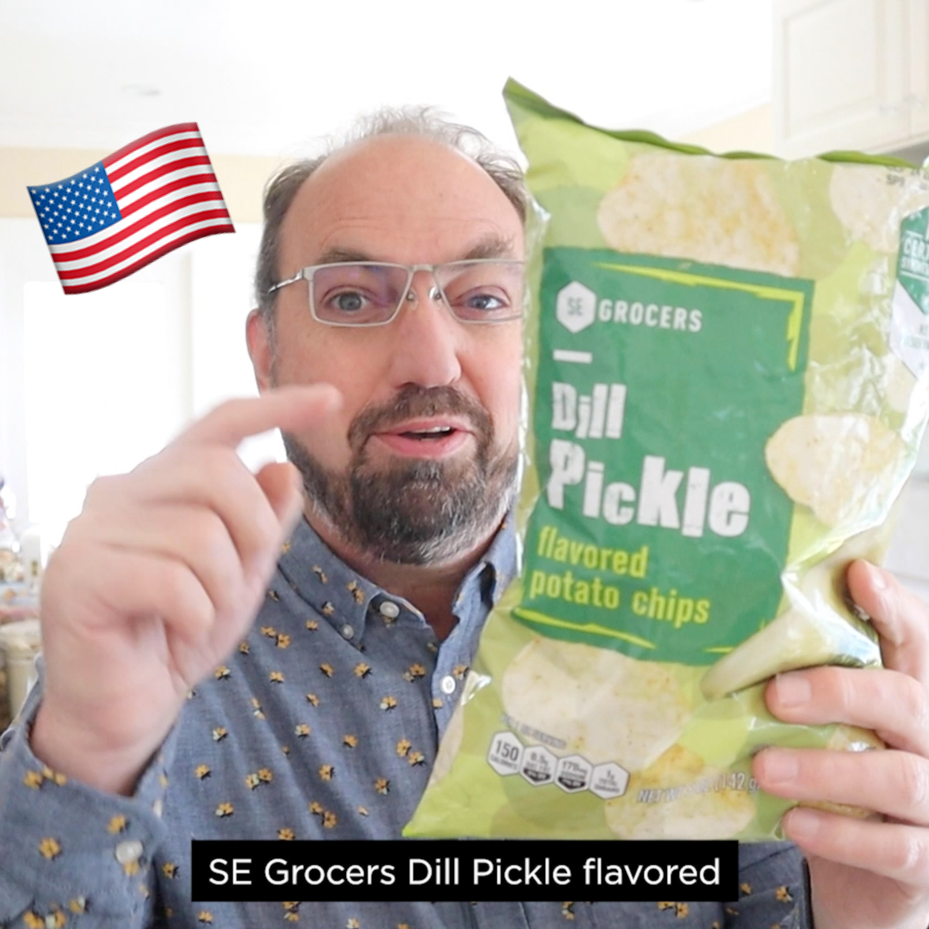 🇺🇸 SE Grocers Dill Pickle Potato Chips on In The Chips With Barry episode artwork