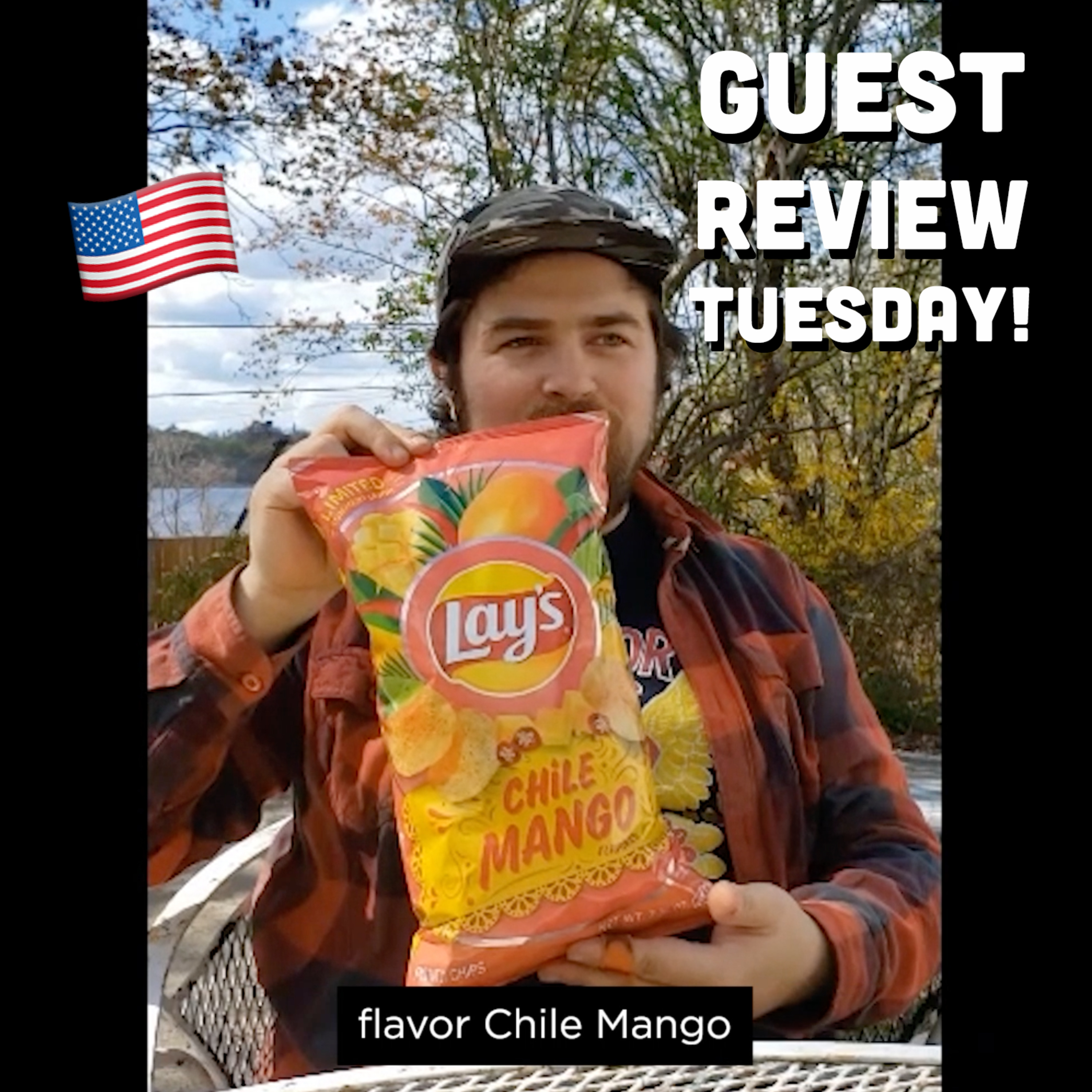 🇺🇸 Guest Review Tuesday Bobby w/Lay’s Mango Chili potato chips on In The Chips with Barry episode artwork