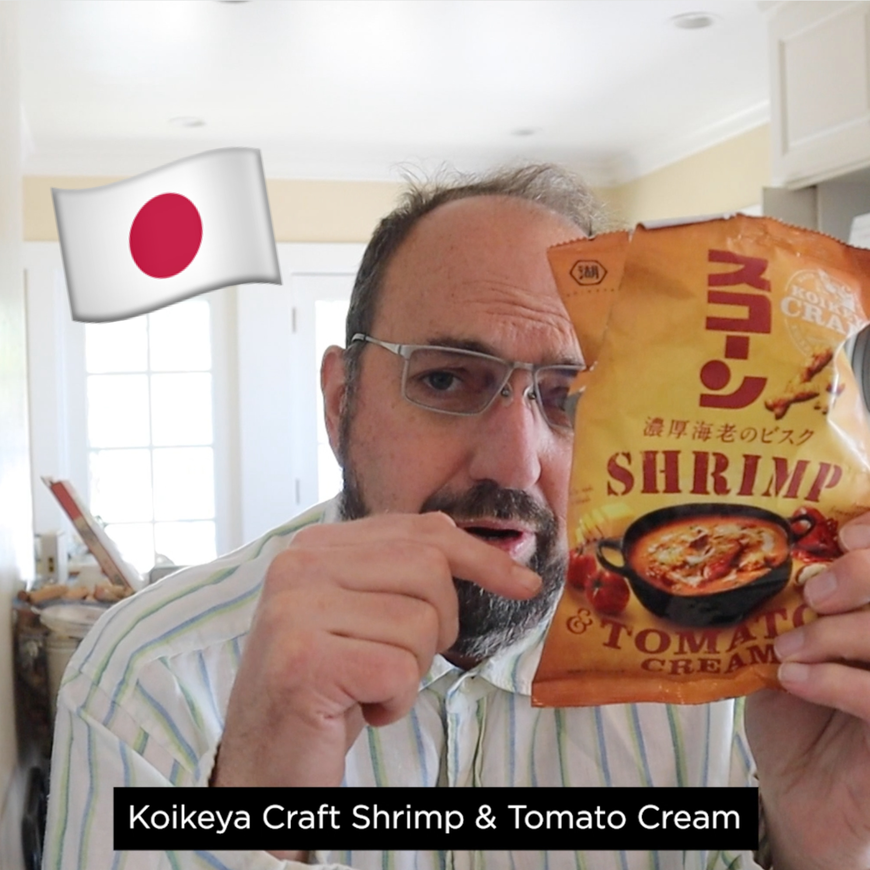 🇯🇵 Koikeya Craft Shrimp & Tomato Cream Snacks on In The Chips with Barry episode artwork