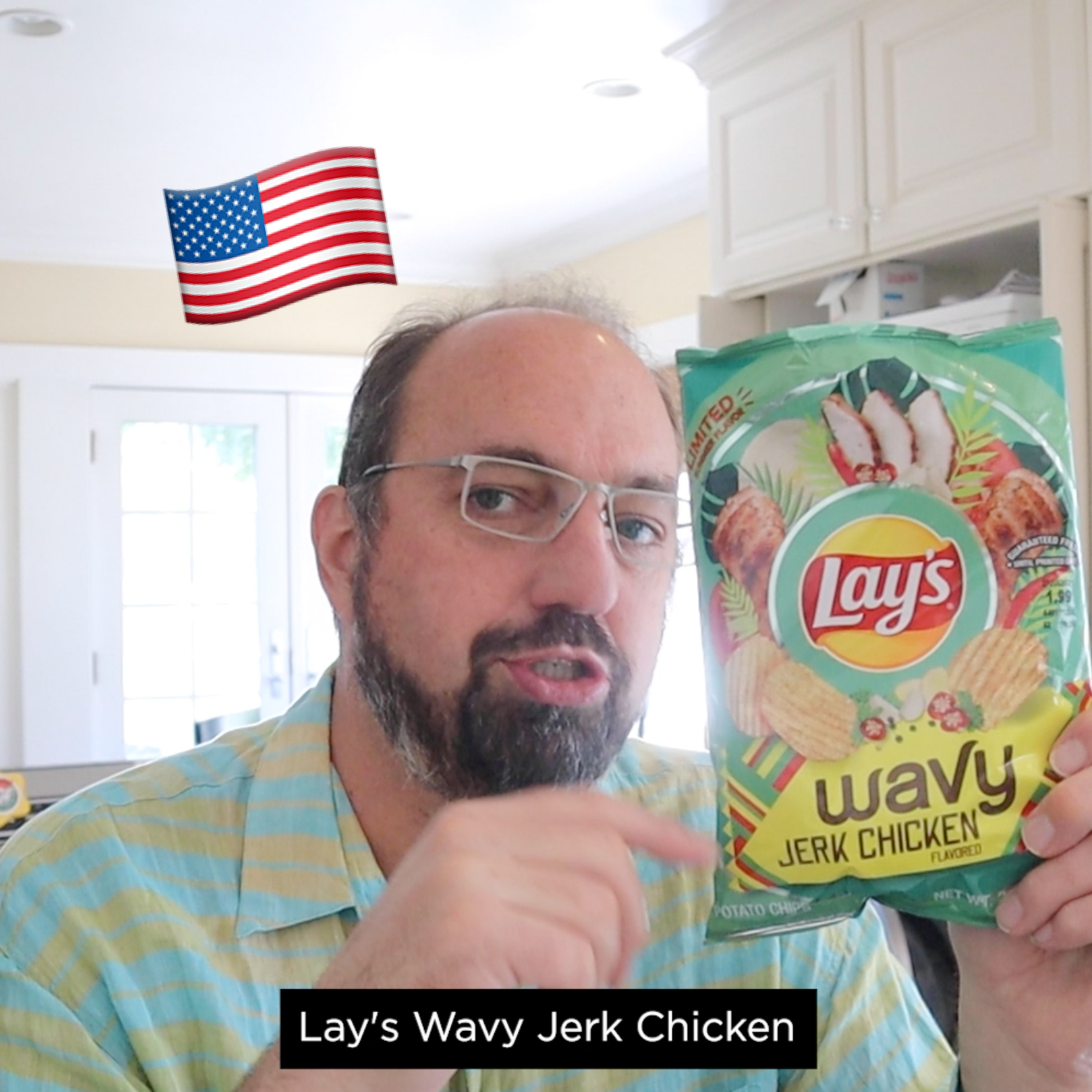🇺🇸 Lay’s Jerk Chicken potato chips on In The Chips with Barry episode artwork