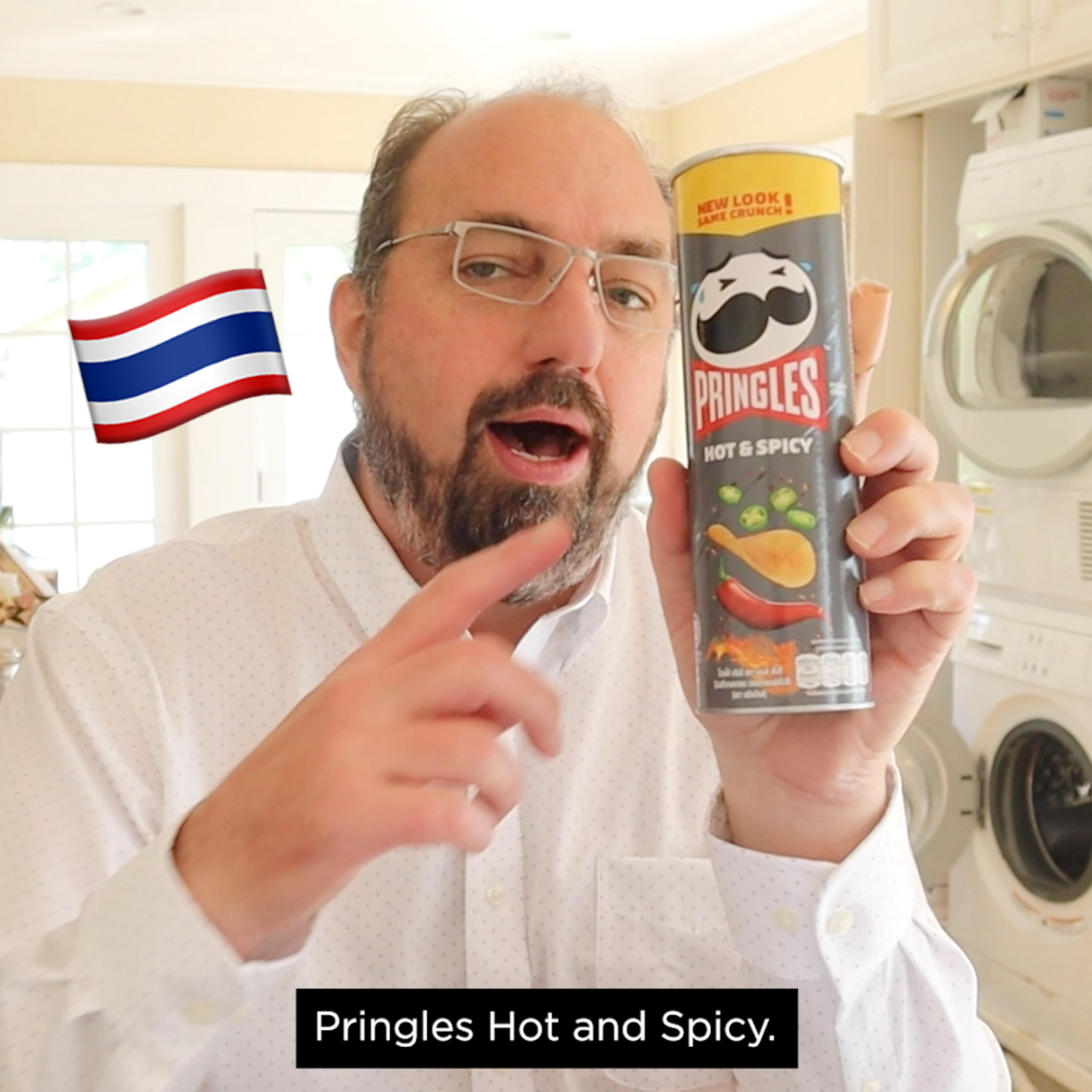 🇹🇭 Hot & Spicy Pringles from Thailand on In The Chips with Barry
