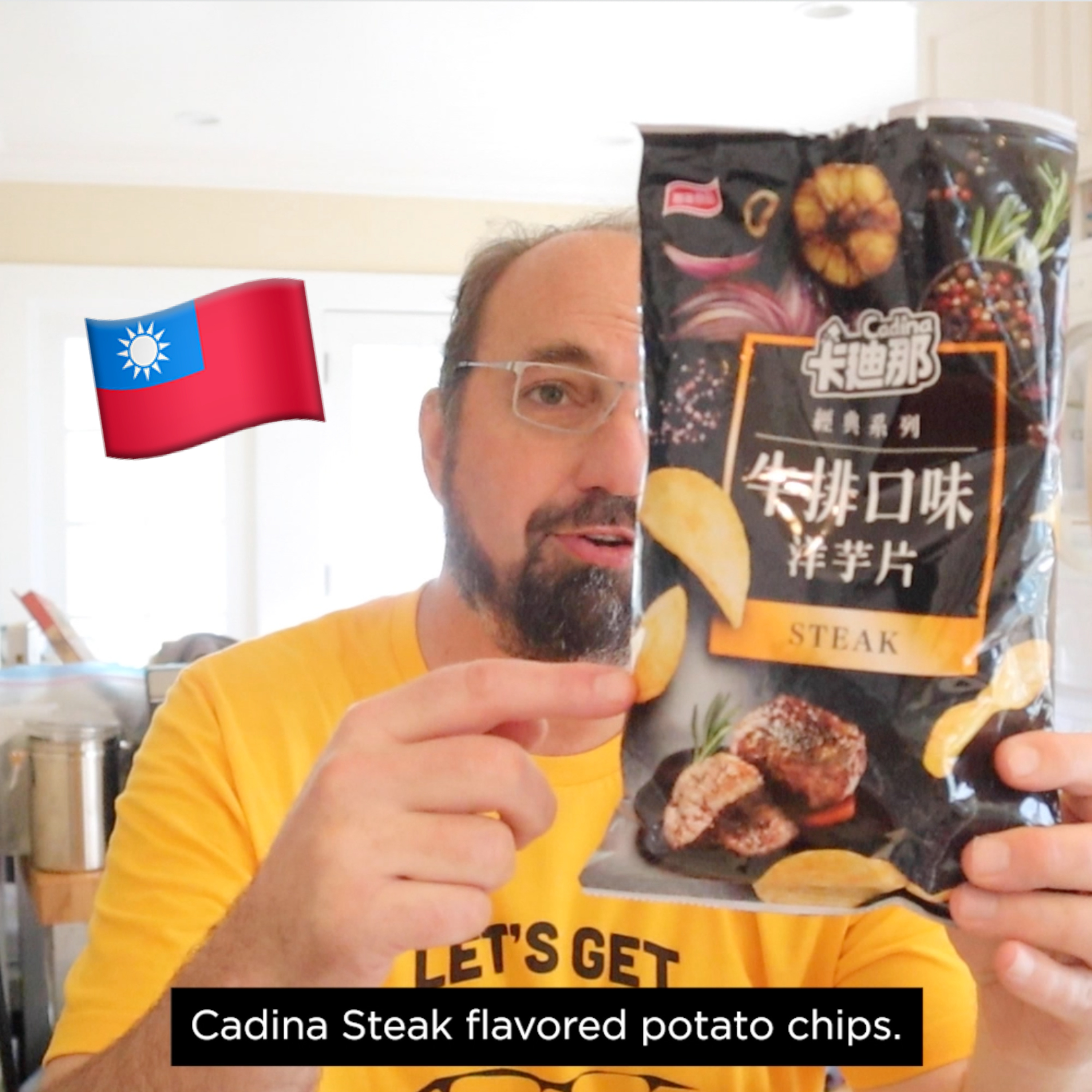 🇹🇼 Cadina Steak potato chips from Taiwan on In The Chips with Barry