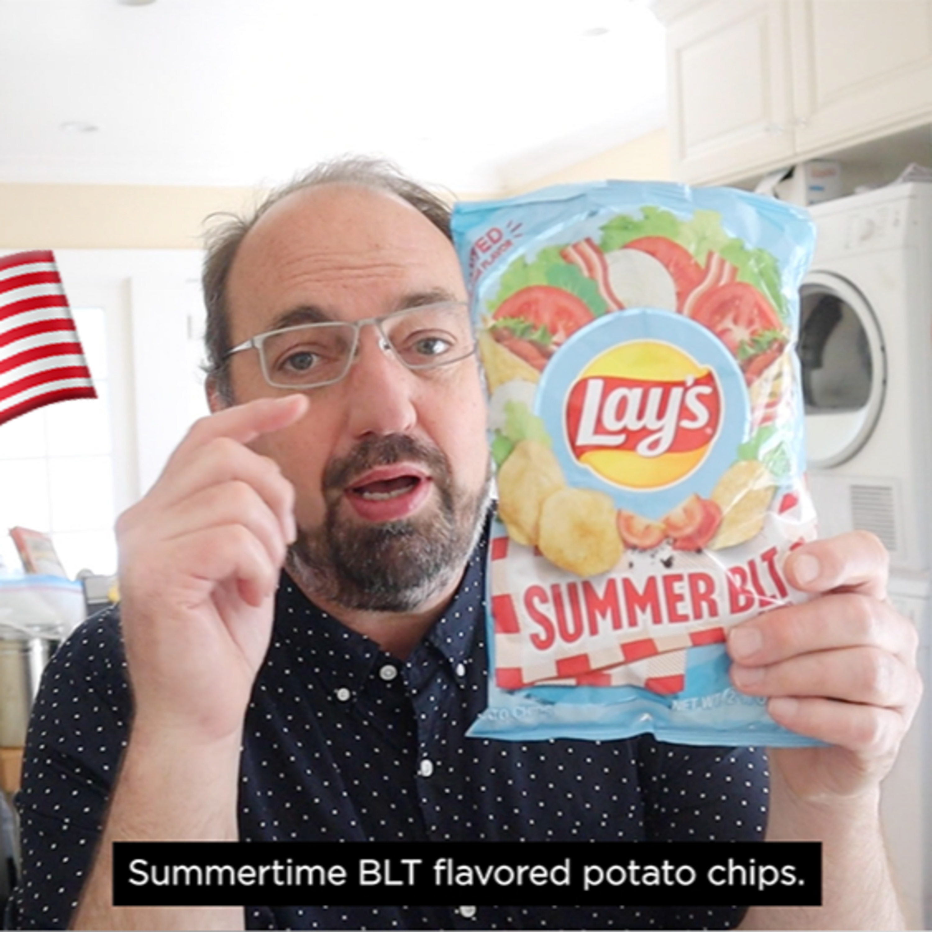 🇺🇸 Lay’s Limited Edition Summer BLT potato chips on In The Chips with Barry episode artwork