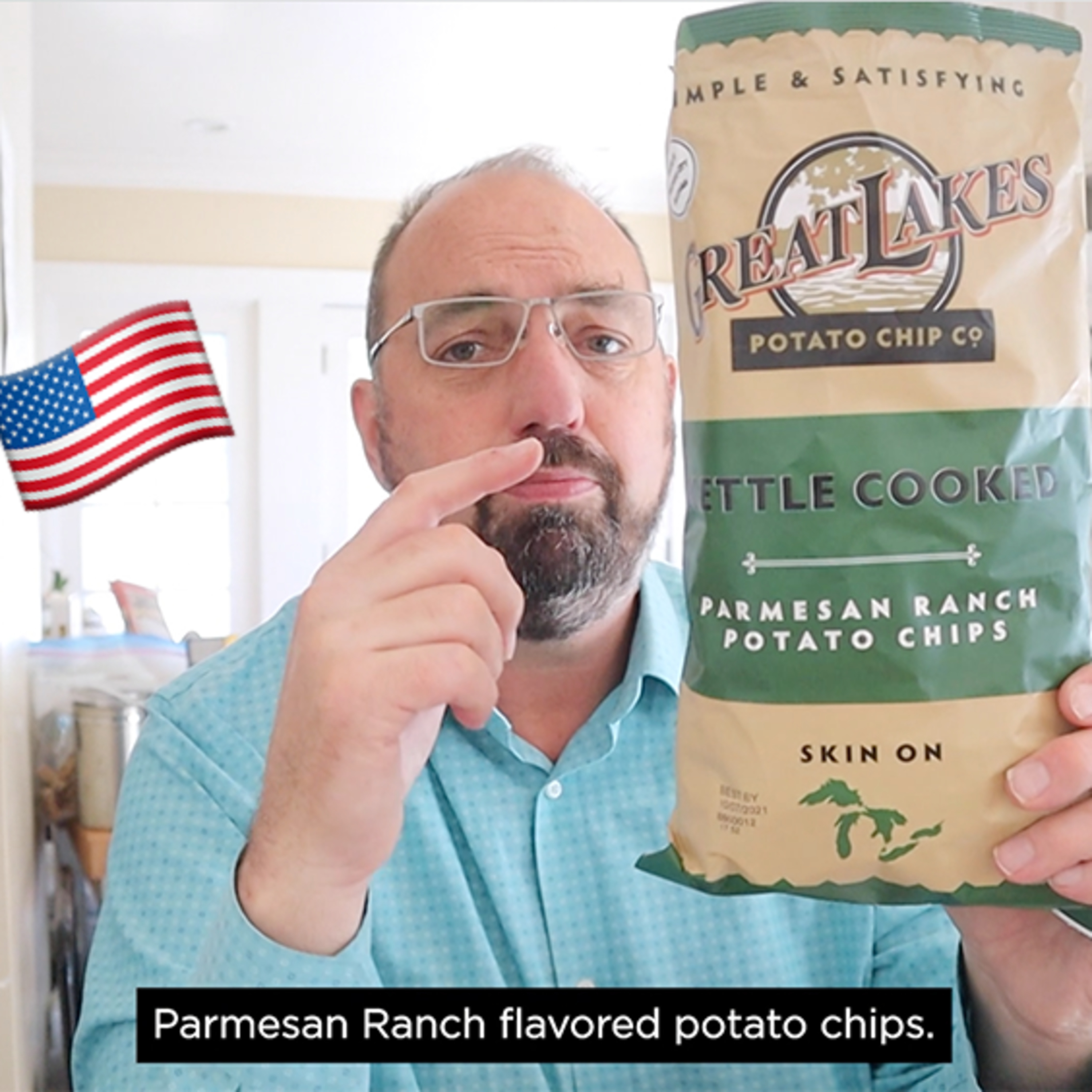 🇺🇸 Great Lakes Parmesan Ranch potato chips on In The Chips with Barry episode artwork