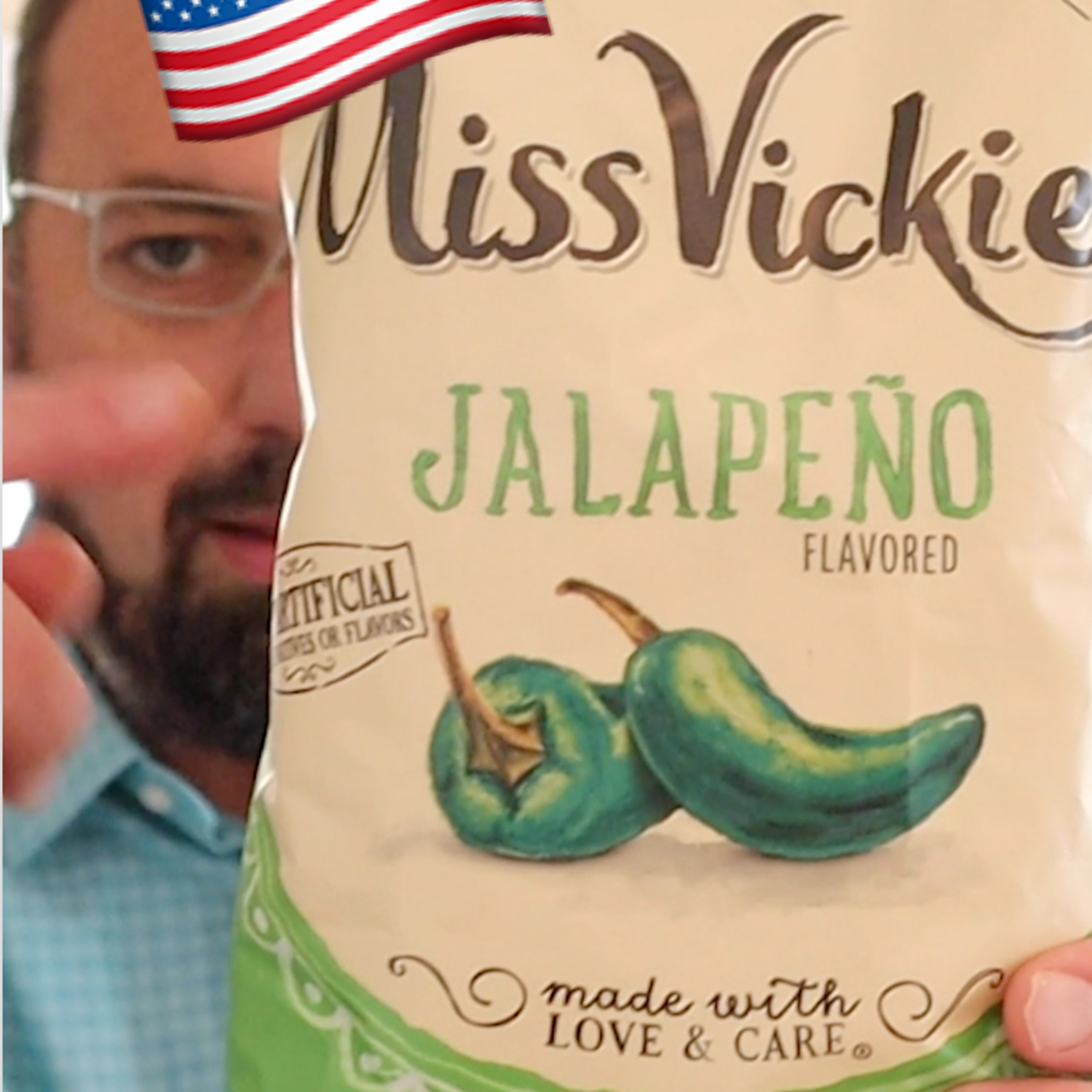 🇺🇸 Miss Vickie’s Jalapeño potato chips on In The Chips with Barry