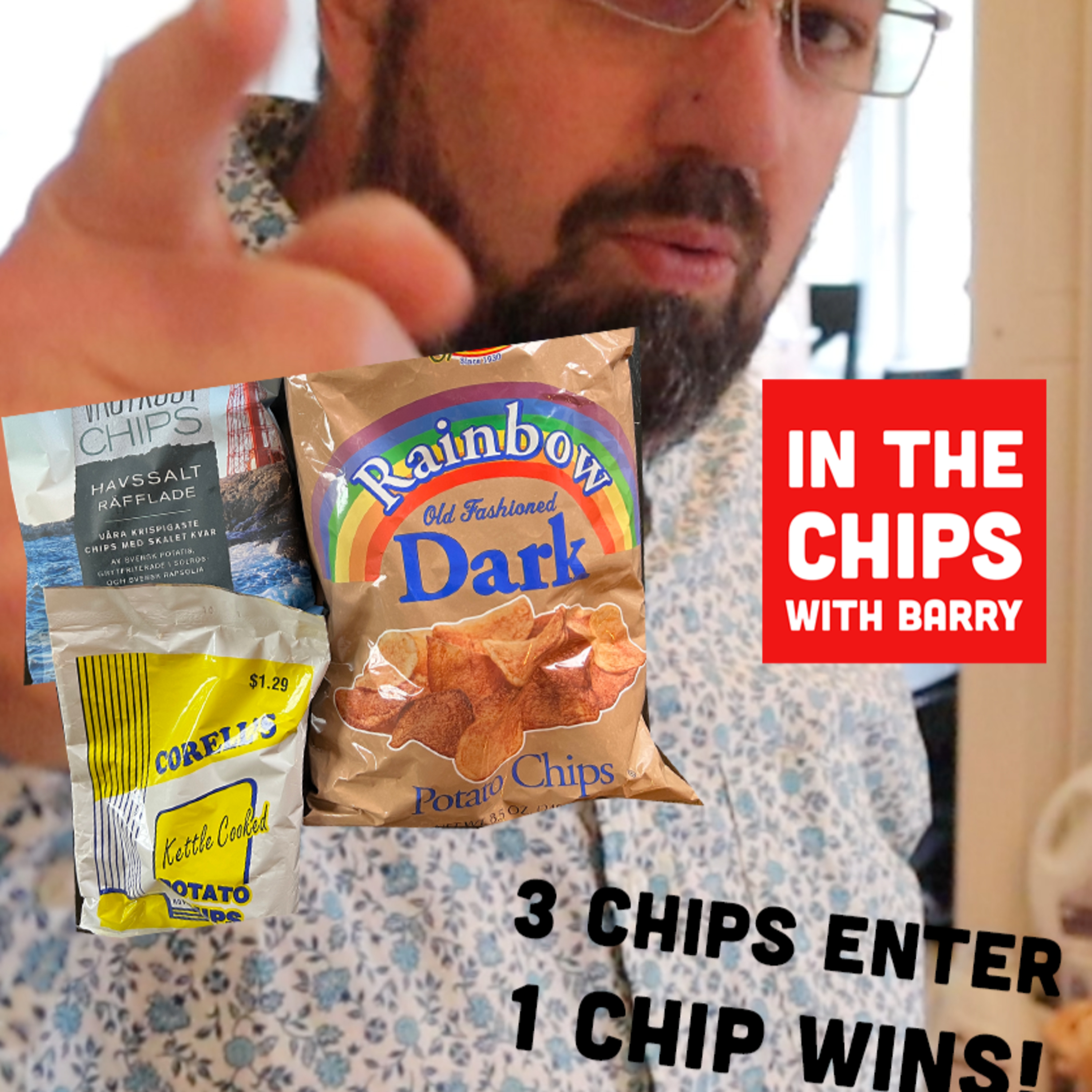 🇺🇸 🇸🇪🇺🇸 Plain chips! Correll’s/Estrella Sea Salt/Better MadeRainbow Dark potato chips episode artwork