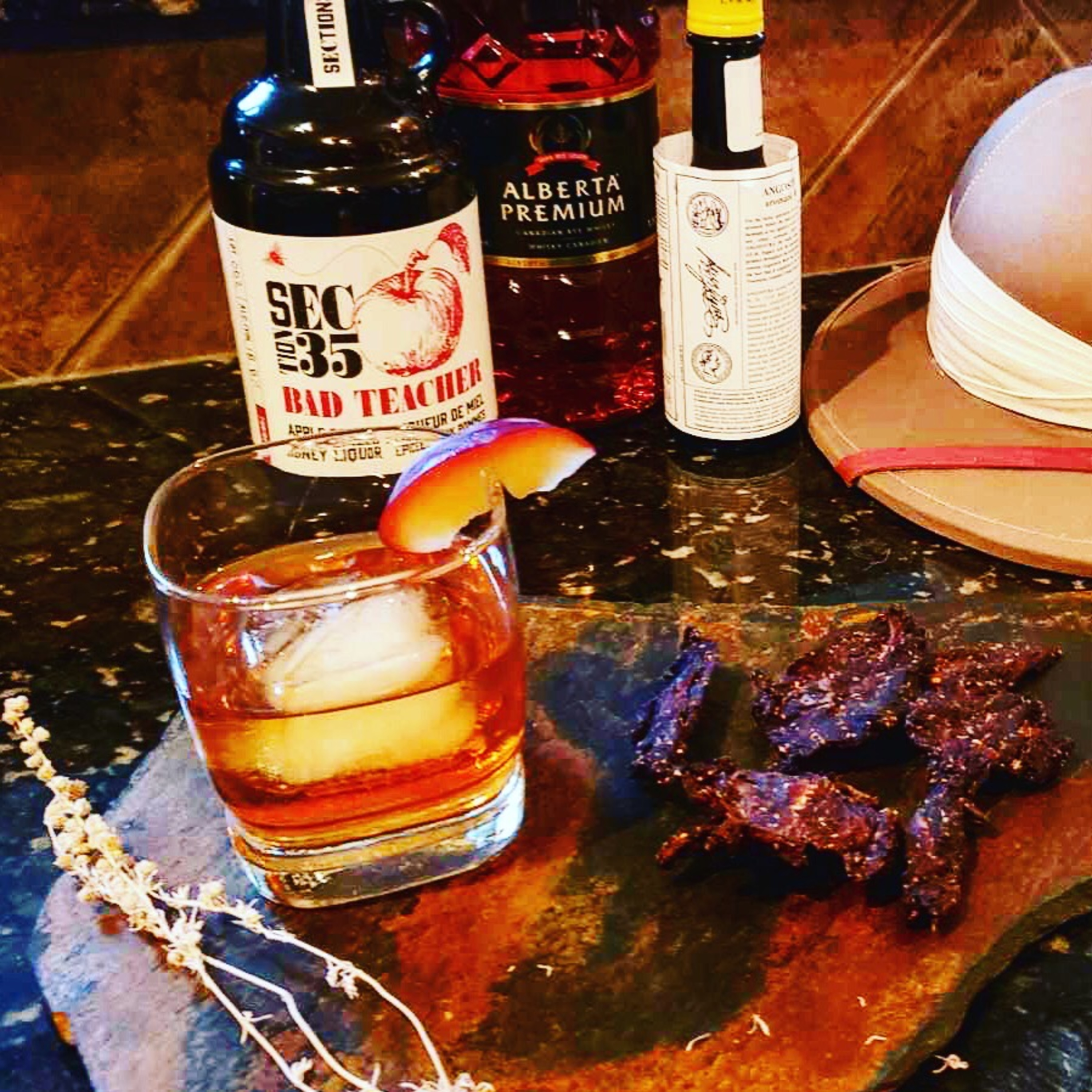 Smoke Trails BBQ & Rye Old Fashions 