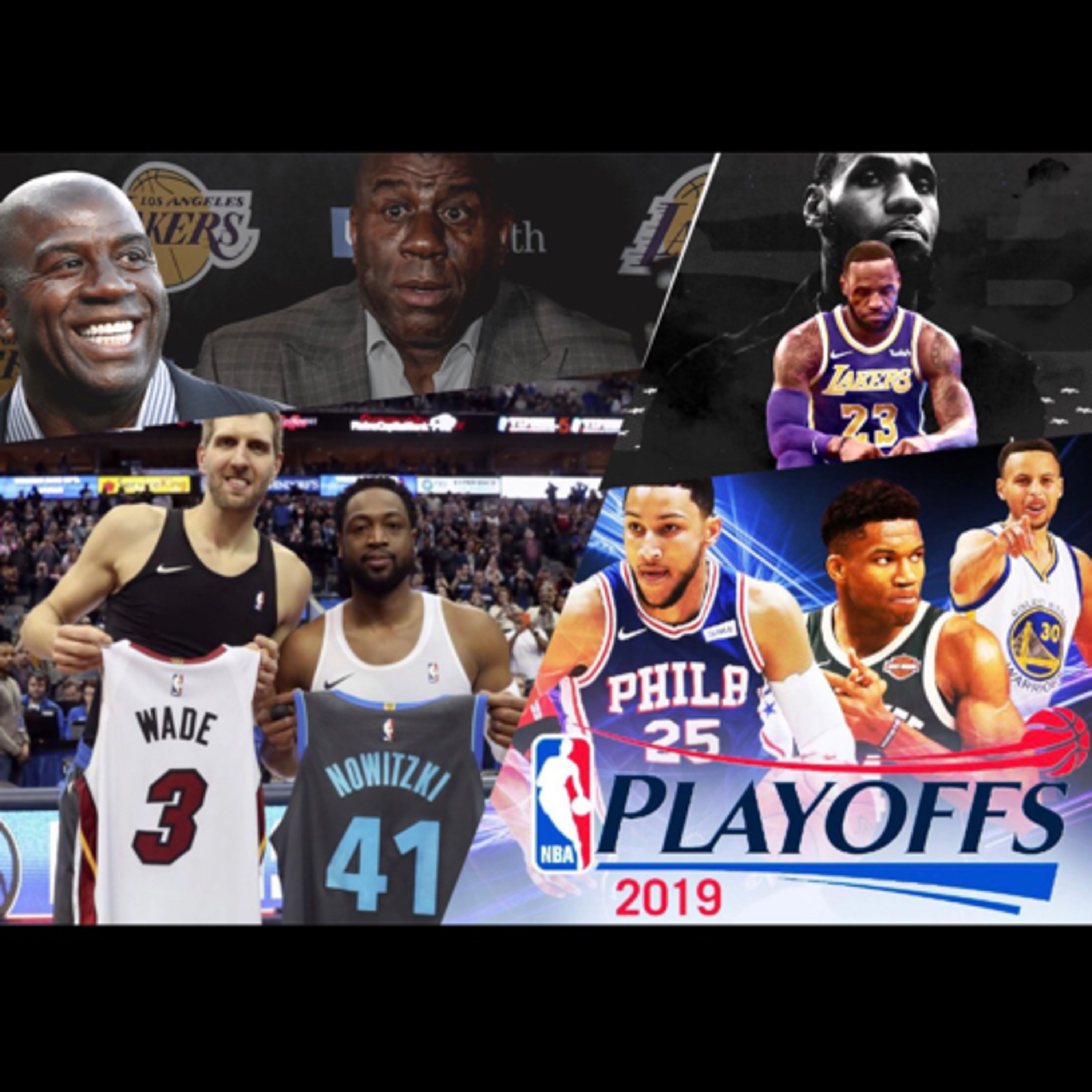Episode 46: Magic’s Surprise Exit Out Of LA, The 2019 NBA Playoffs, And D Wade & Dirk’s Last Dance episode artwork