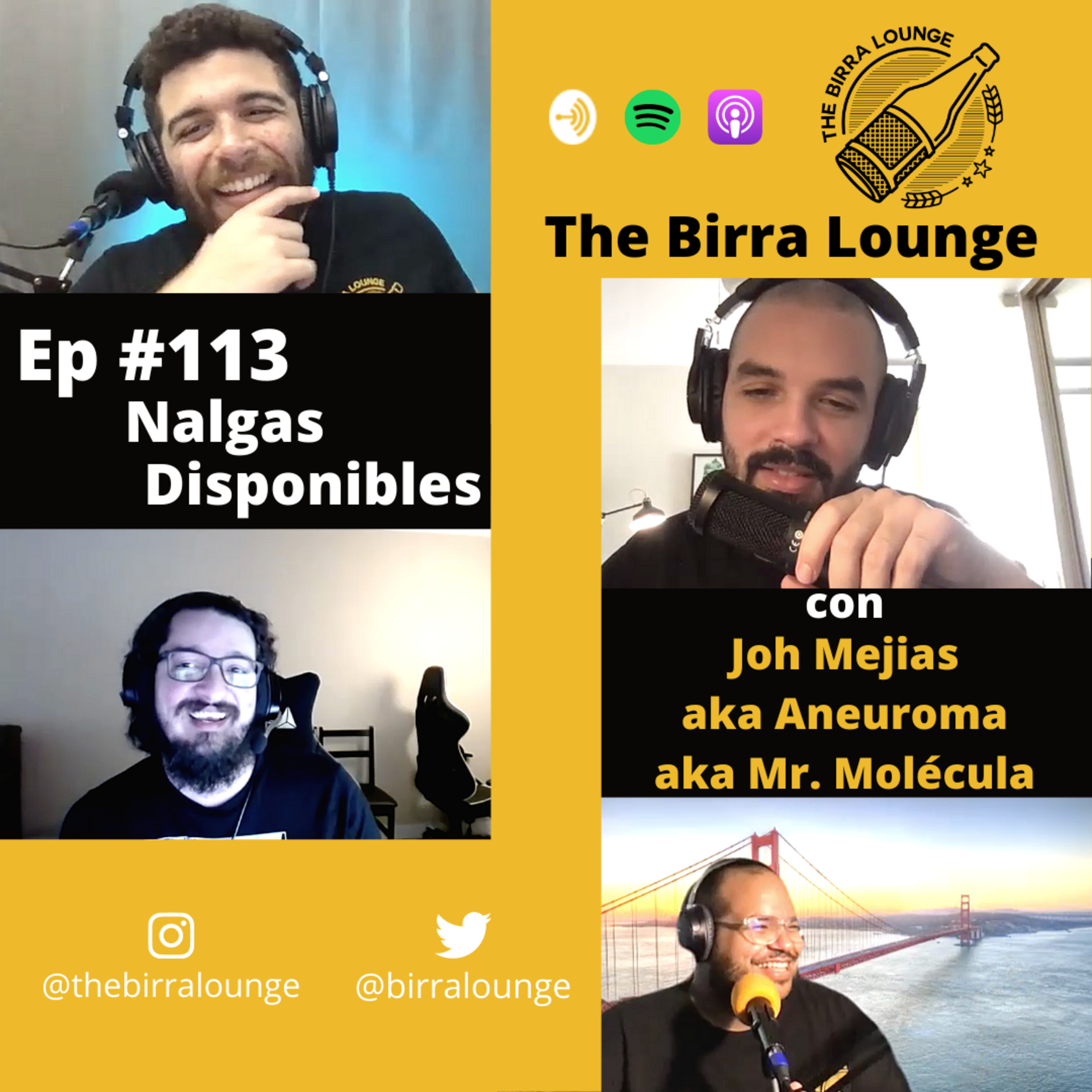 Ep#113 Nalgas disponibles con John Mejias aka Aneuroma aka Mr. Molécula episode artwork