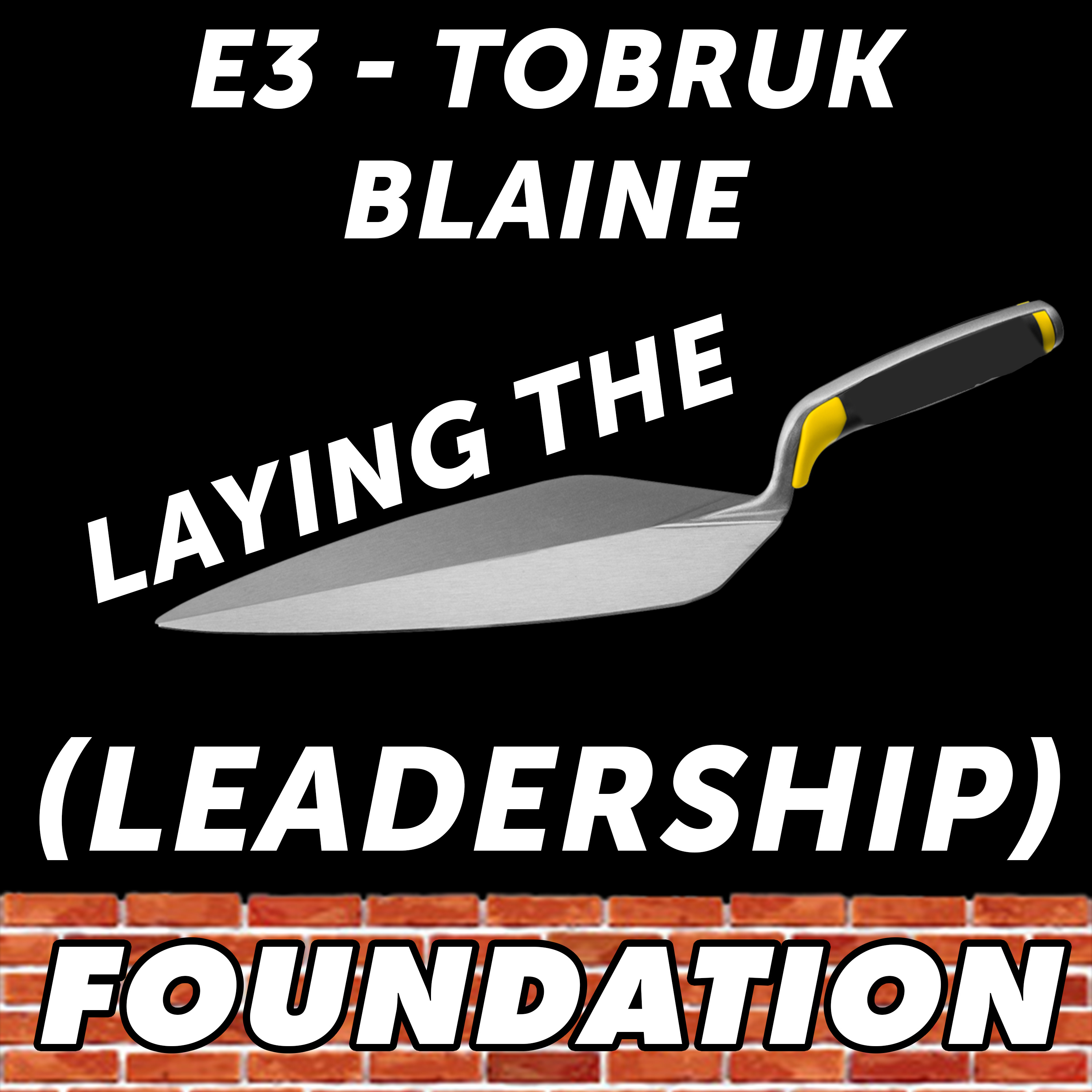 Laying the (Leadership) Foundation