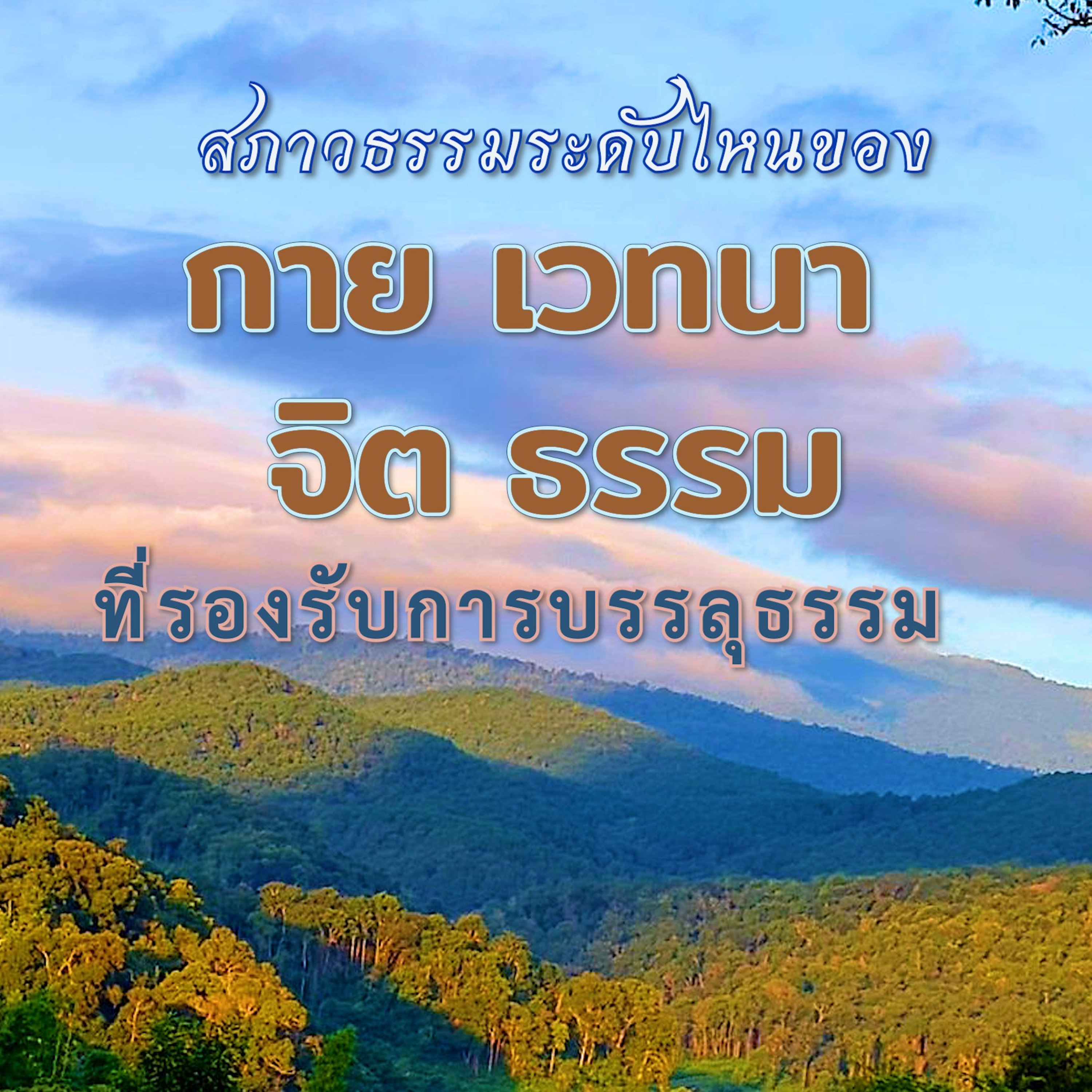 สภาวธรรมระดับไหนของ กาย-เวทนา-จิต-ธรรม ที่รองรับการบรรลุธรรม Group Sitting 2023-10-29 episode artwork